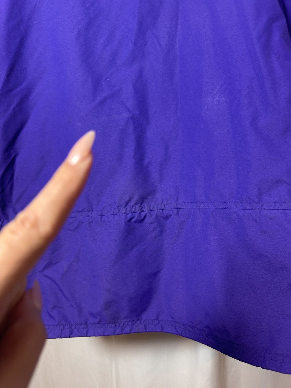 L.L. Bean LL Bean Jacket Men Large Purple Hooded Anorak Nylon Pullover Size US L / EU 52-54 / 3 - 6 Thumbnail