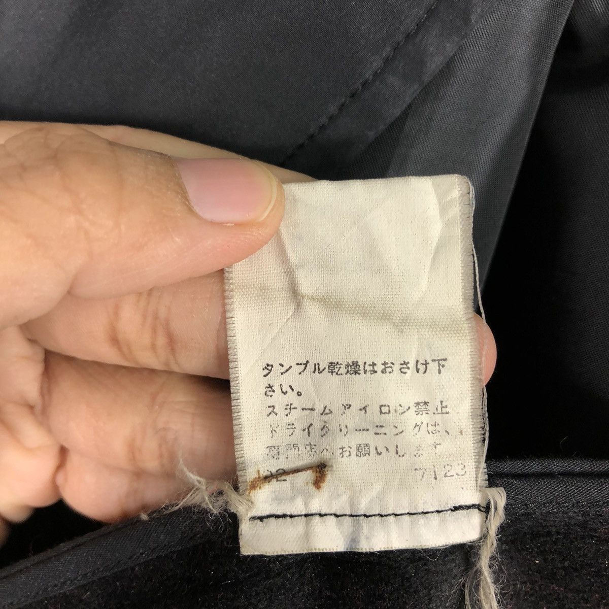 Yohji Yamamoto 📌Vintage Long Jacket Rich Black Ined Homme Basic Size US M / EU 48-50 / 2 - 22 Thumbnail