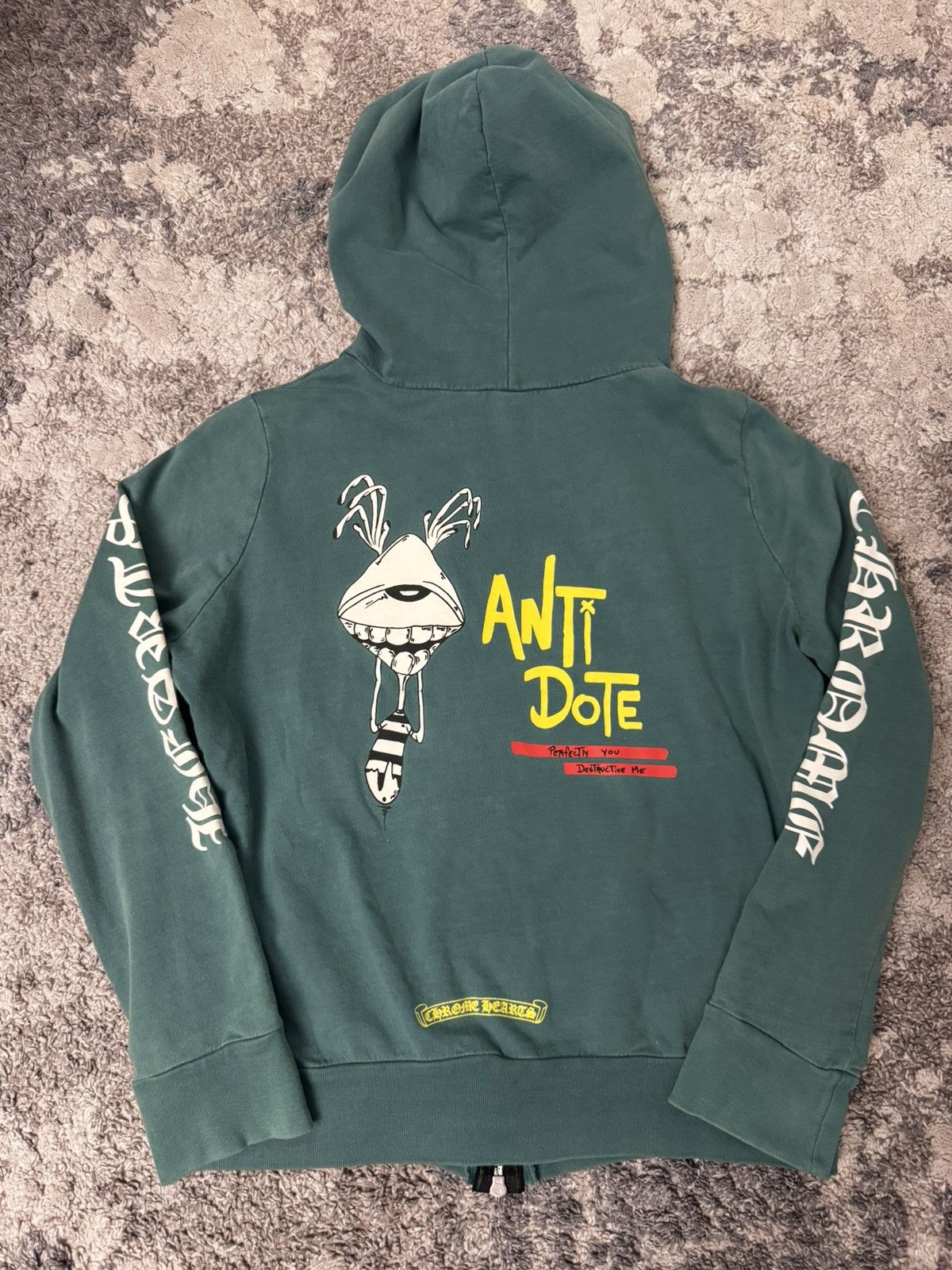 Chrome Hearts Chrome Hearts Mattyboy Antidote Double Zip Hoodie Size US M / EU 48-50 / 2 - 4 Thumbnail