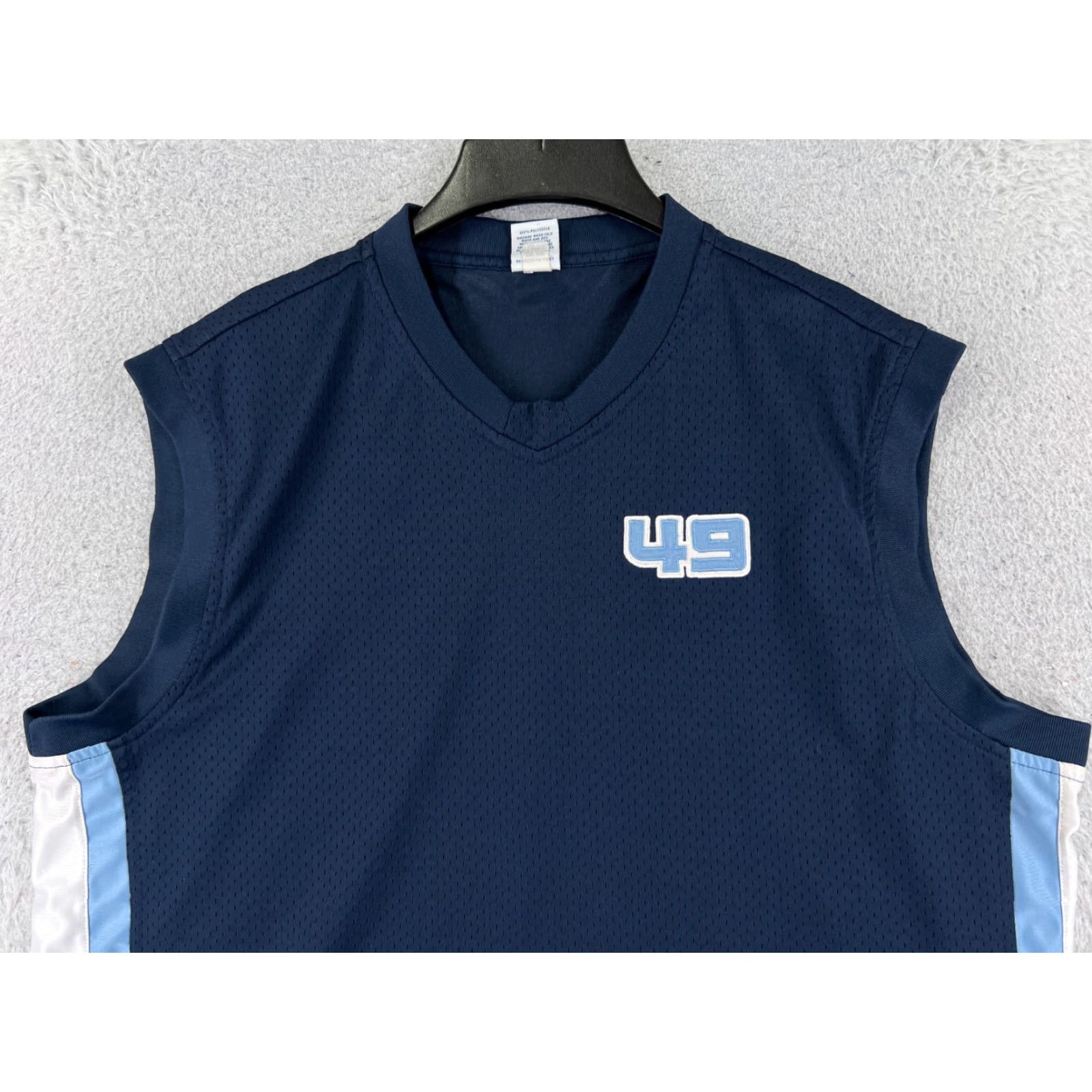 Old Navy Old Navy Shirt Adult XL Blue White Tank Sleeveless Basketball Logo Poly Mens Size US XL / EU 56 / 4 - 4 Thumbnail