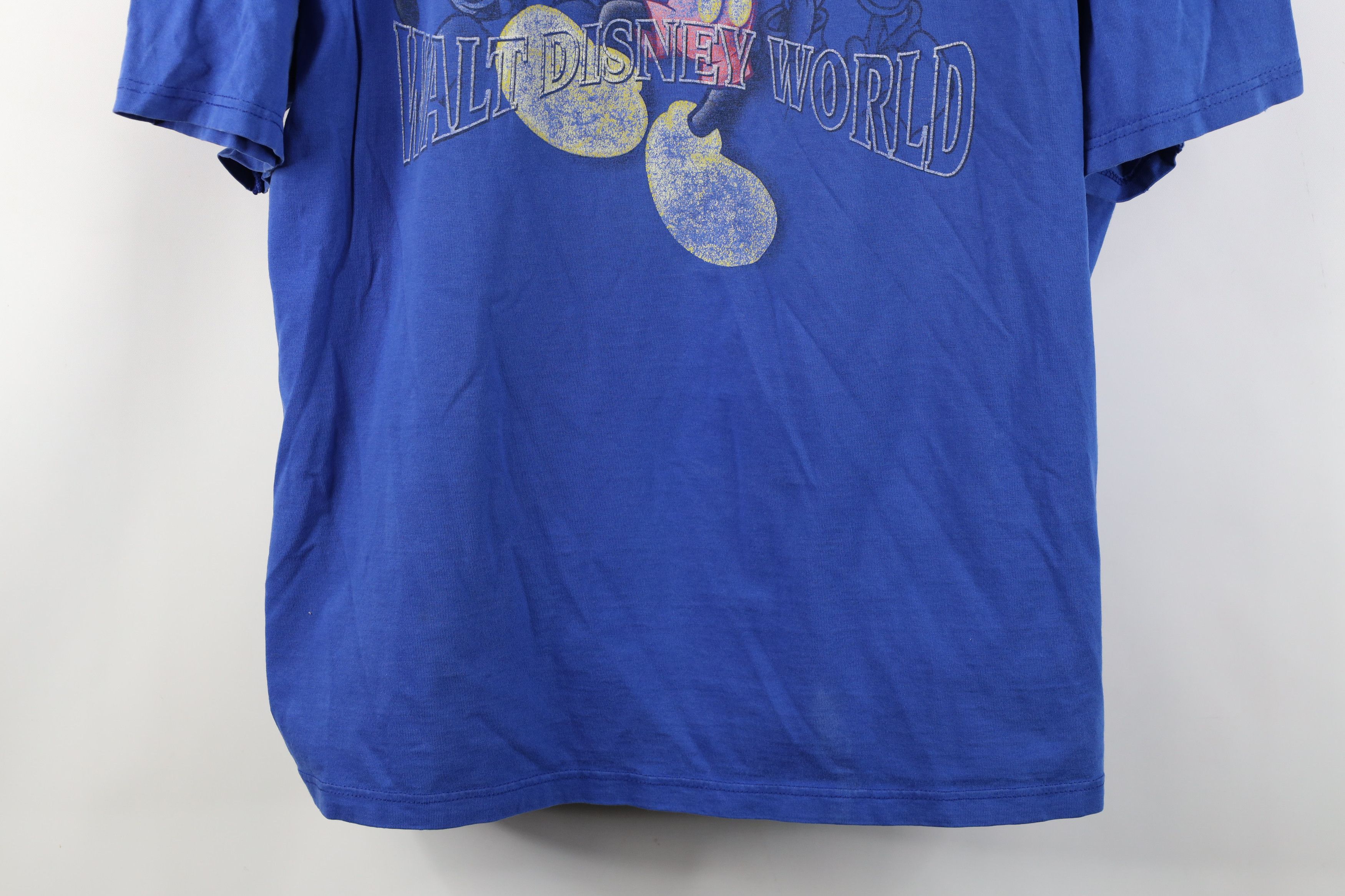 Disney Vintage 90s Disney Spell Walt Disney World T-Shirt Blue USA Size US XL / EU 56 / 4 - 3 Thumbnail