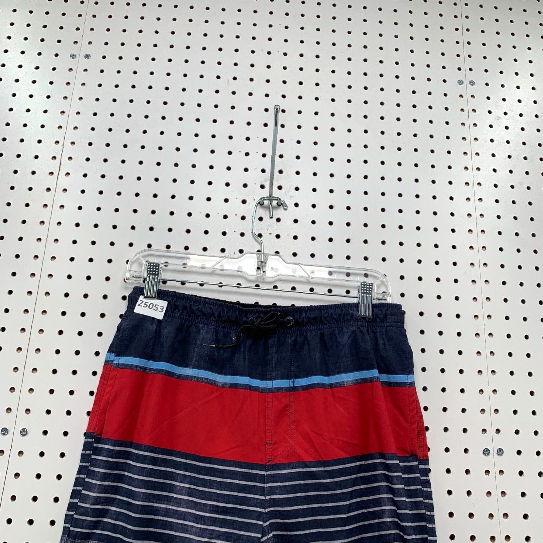 Spyder Spyder Swim Trunks Striped Red Blue Mens Medium 29x7.5 Shorts Bottom Size US 31 - 2 Thumbnail