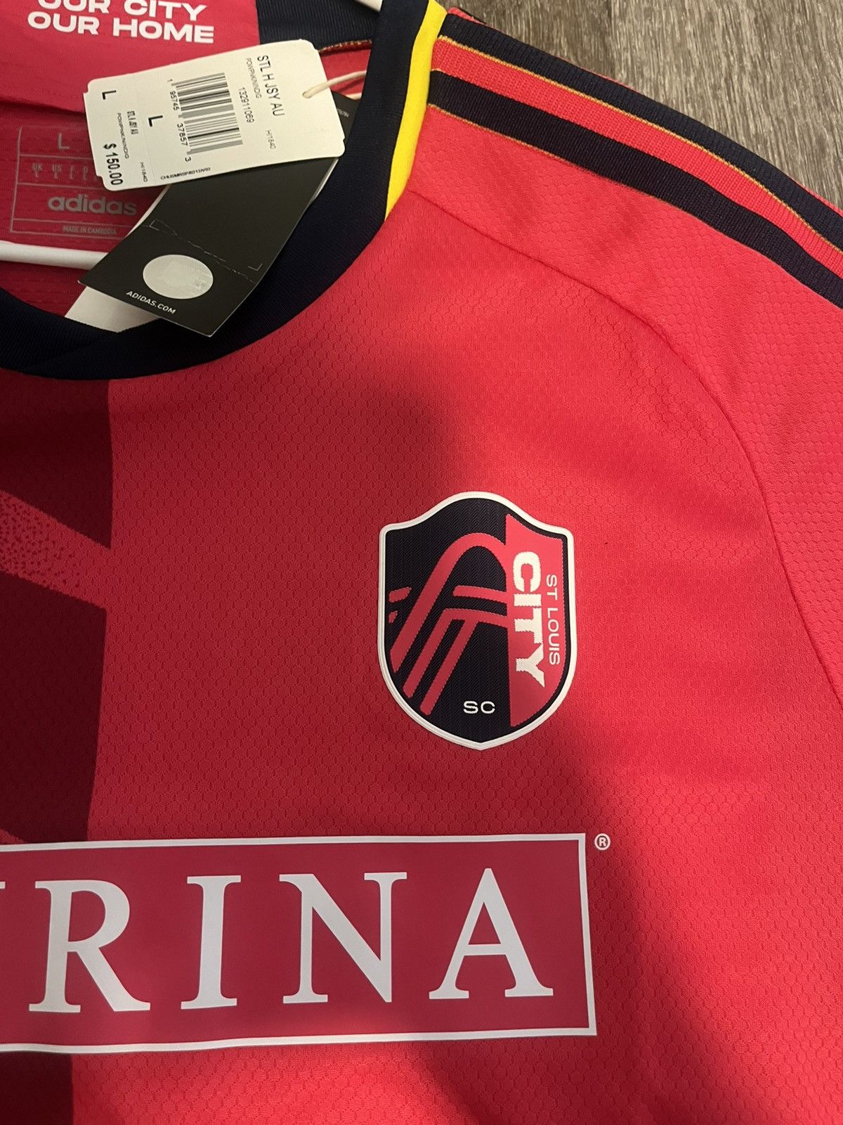 Adidas St Louis city Authentic jersey 23/24 Size US L / EU 52-54 / 3 - 4 Thumbnail