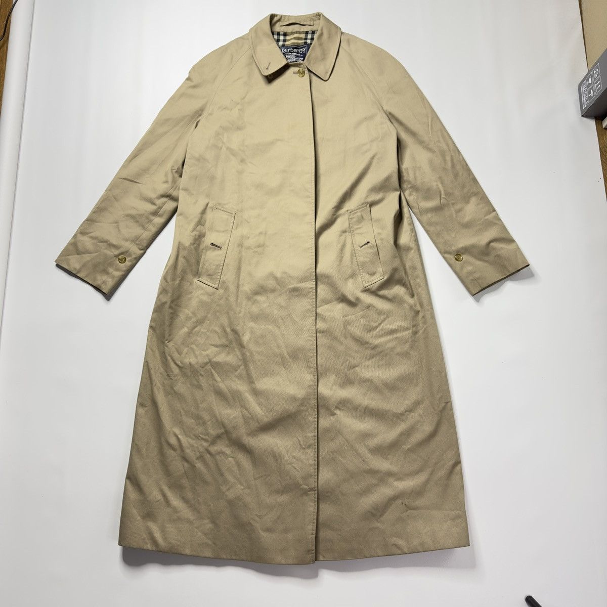 Burberry Burberry trench coat nova check vintage Size L / US 10 / IT 46 - 7 Thumbnail