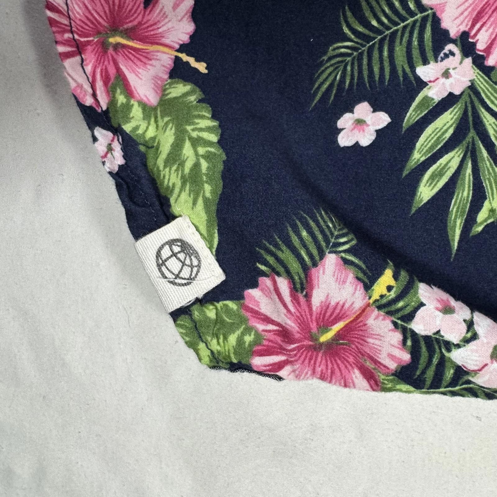 Free People FREE PLANET Button Up Shirt Men's 3X Blue Sleeve Hawaiian Size US XXL / EU 58 / 5 - 5 Thumbnail