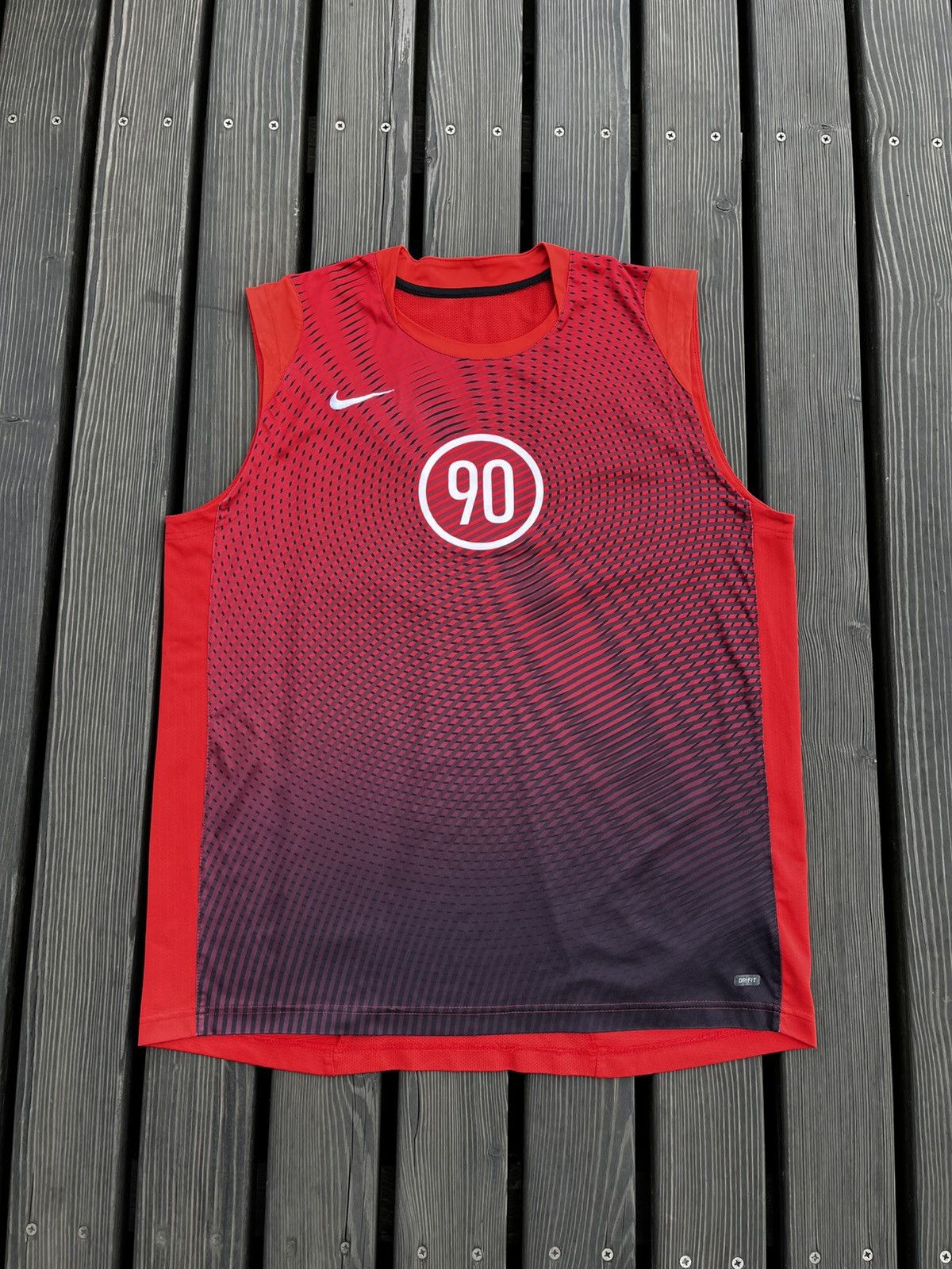 Vintage Vintage Nike Total 90 Soccer Sleeveless Tank Top Y2K USA Size US XL / EU 56 / 4 - 1 Thumbnail
