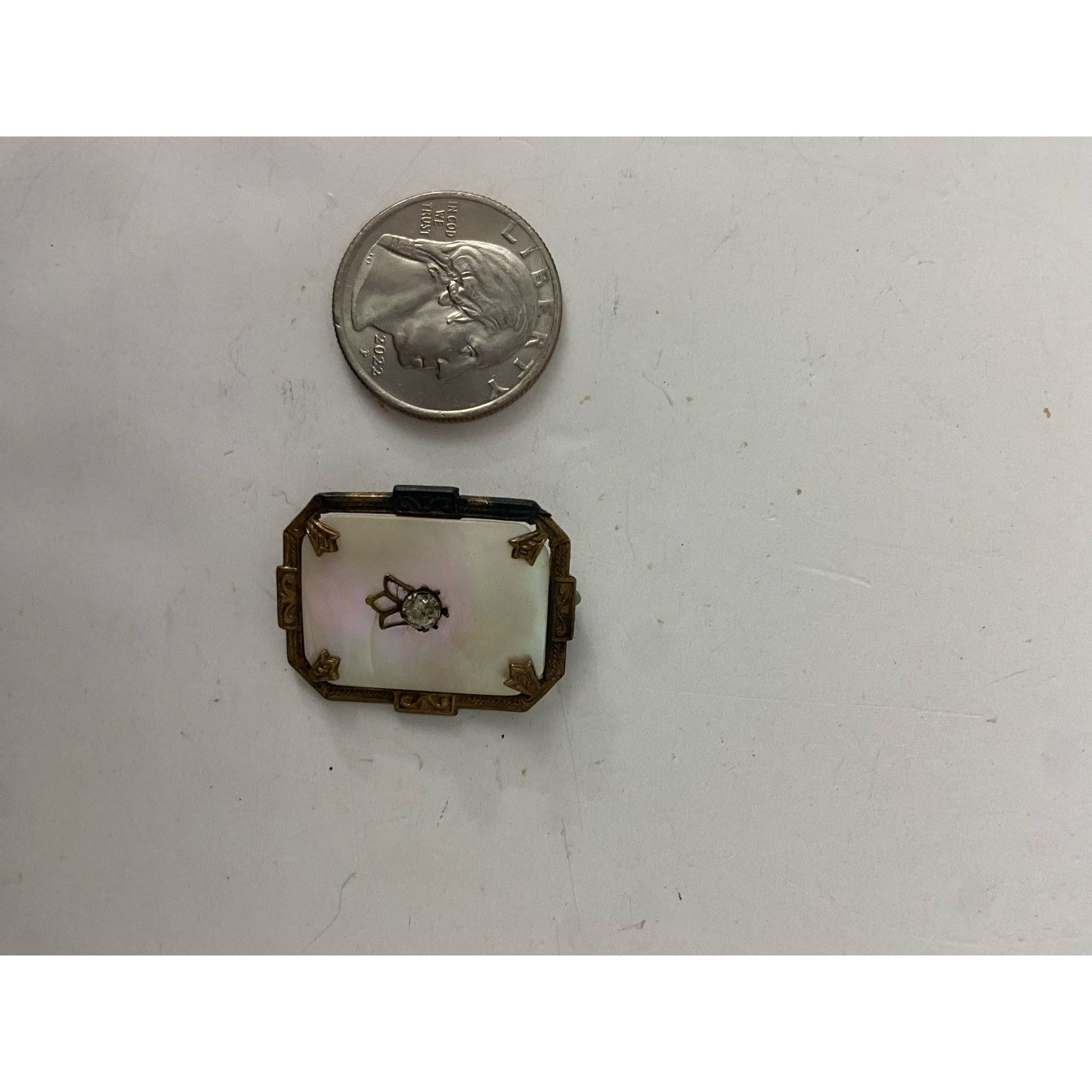 Other Antique art deco mother of pearl brooch Size ONE SIZE - 3 Thumbnail