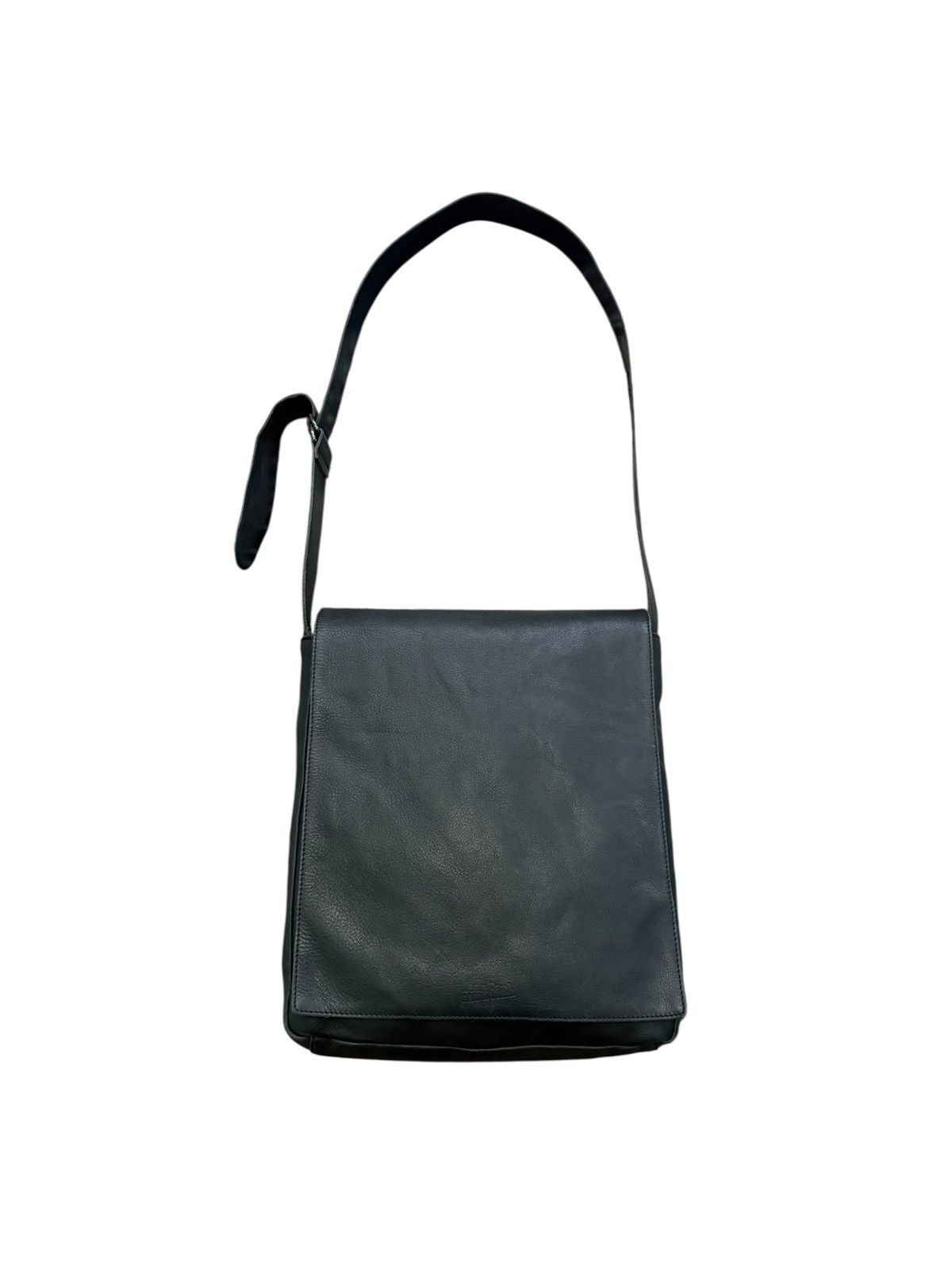 RARE VINTAGE JEAN PAUL GAUTIER LEATHER FLAP CROSSBODY BAG