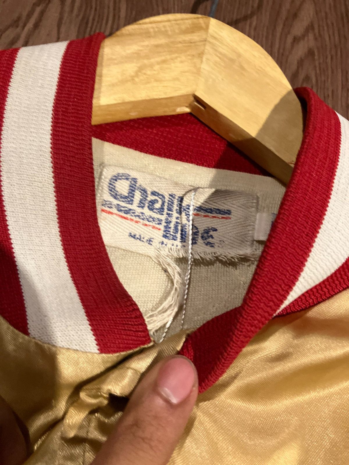 Chalk Line NFL 49ers Varsity Jacket Size US XL / EU 56 / 4 - 5 Thumbnail