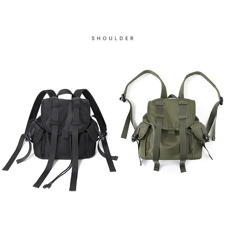 Japanese Brand × Vintage Causal Waterproof Nylon American Style Unisex Backpack Size ONE SIZE - 1 Thumbnail