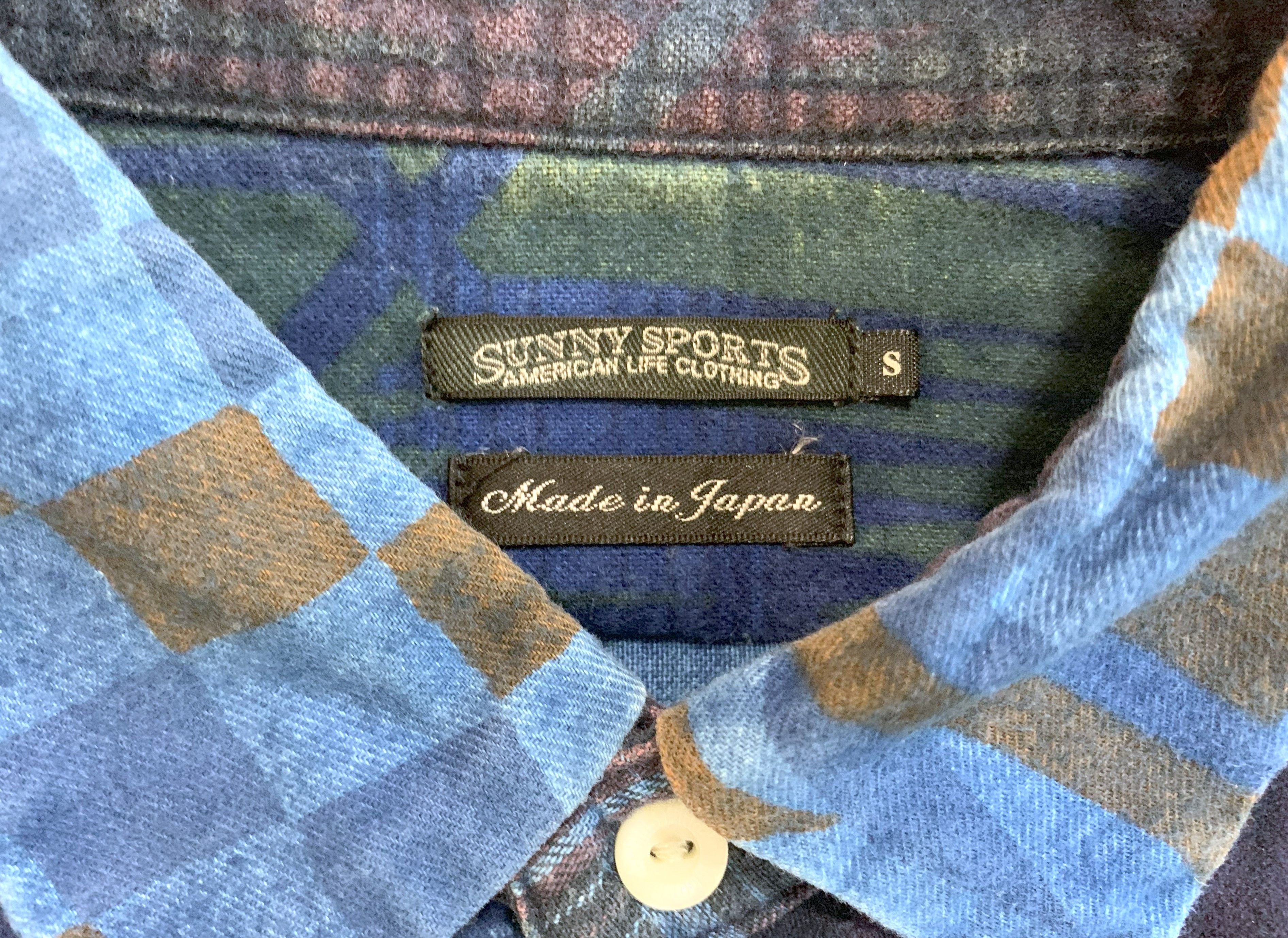 Sunny Sports Sunny Sports indigo patchwork shirt, made in Japan, size S Size US S / EU 44-46 / 1 - 3 Thumbnail