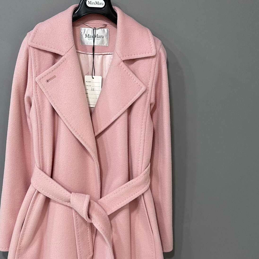 Max Mara Max Mara Pink Coat it_38 Women Size XS / US 0-2 / IT 36-38 - 1 Thumbnail