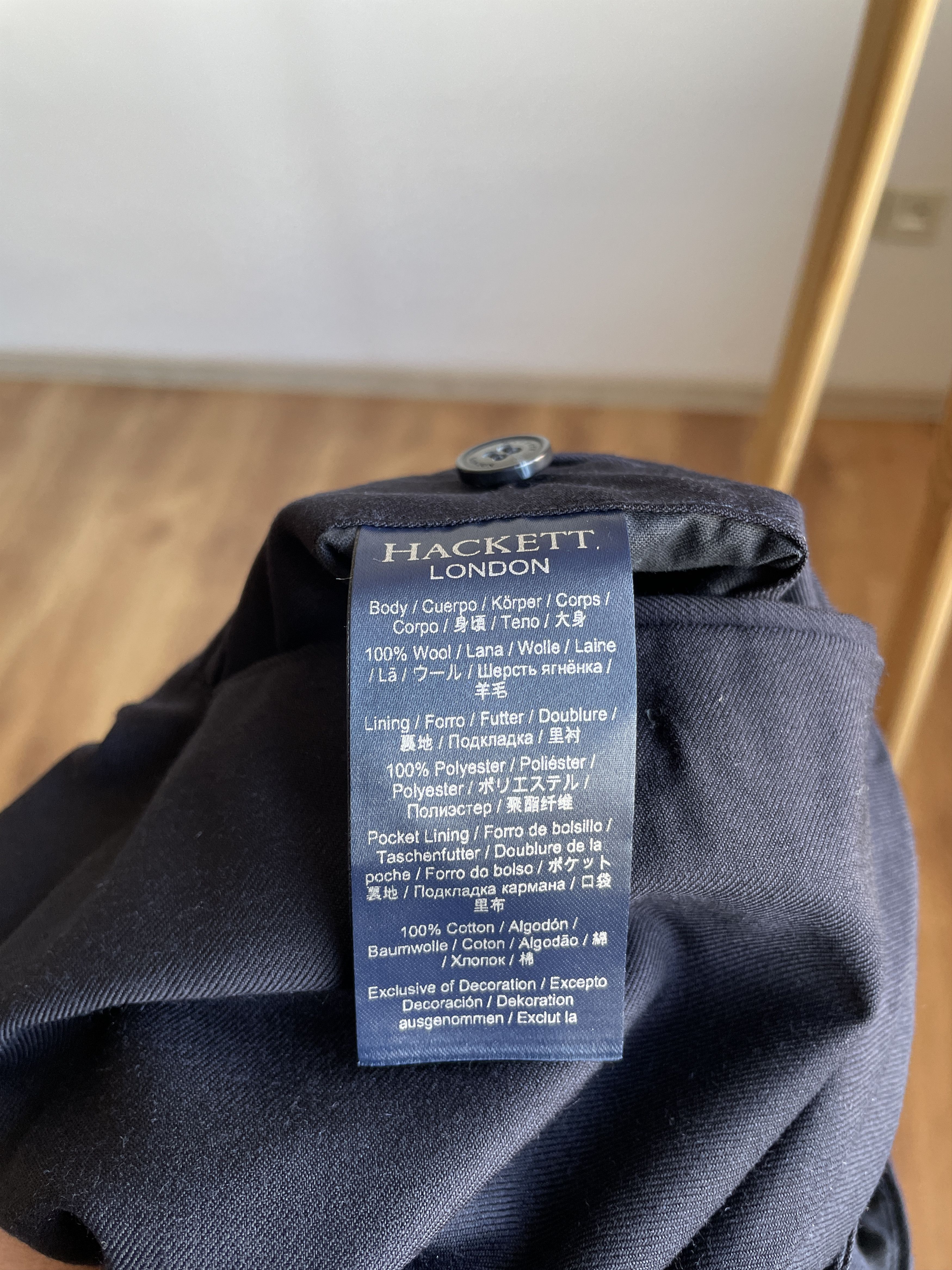 Hackett Hackett London Plain Wool Dress Trousers Size 32/48 Size 38R - 8 Thumbnail
