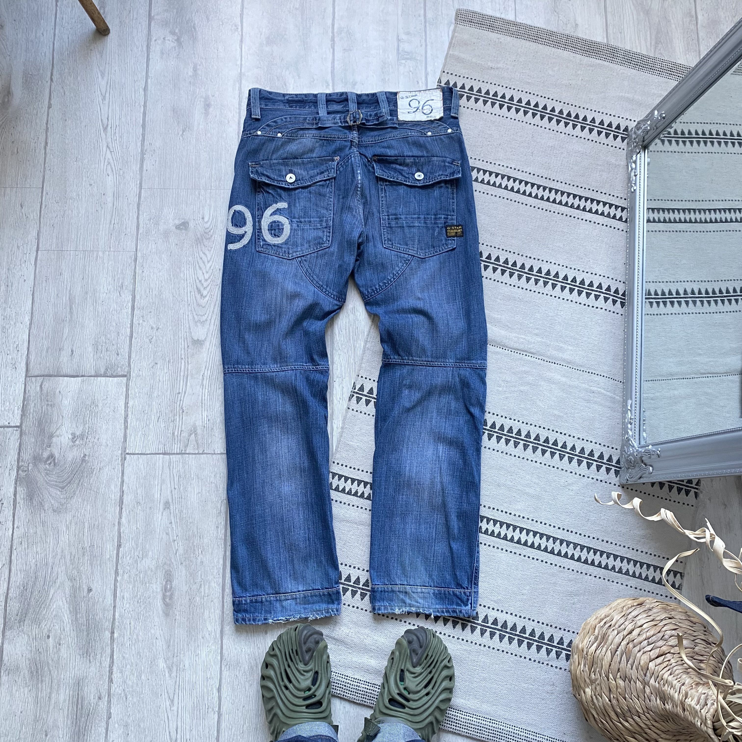 G-Star 👖Vintage 96 G-Star Raw denim Y2K Biker jeans Diesel Size US 32 / EU 48 - 1 Thumbnail