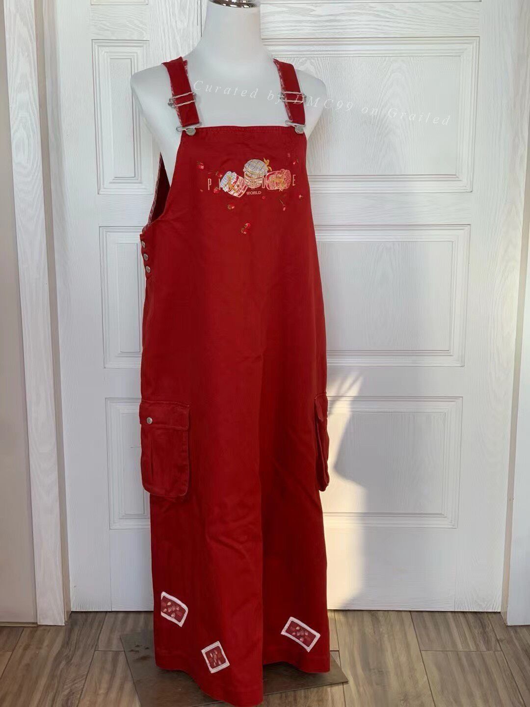 Pink House Pink House Red Suspender Skirt Size M / US 6-8 / IT 42-44 - 1 Thumbnail