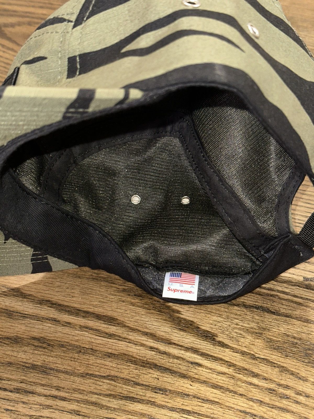 Supreme 2011 Green Tiger Camo Camp Cap Size ONE SIZE - 5 Thumbnail