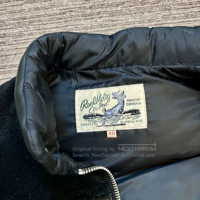The Real McCoy's The Real McCoys Full deerskin down vest Size US XXS / EU 40 - 4 Thumbnail