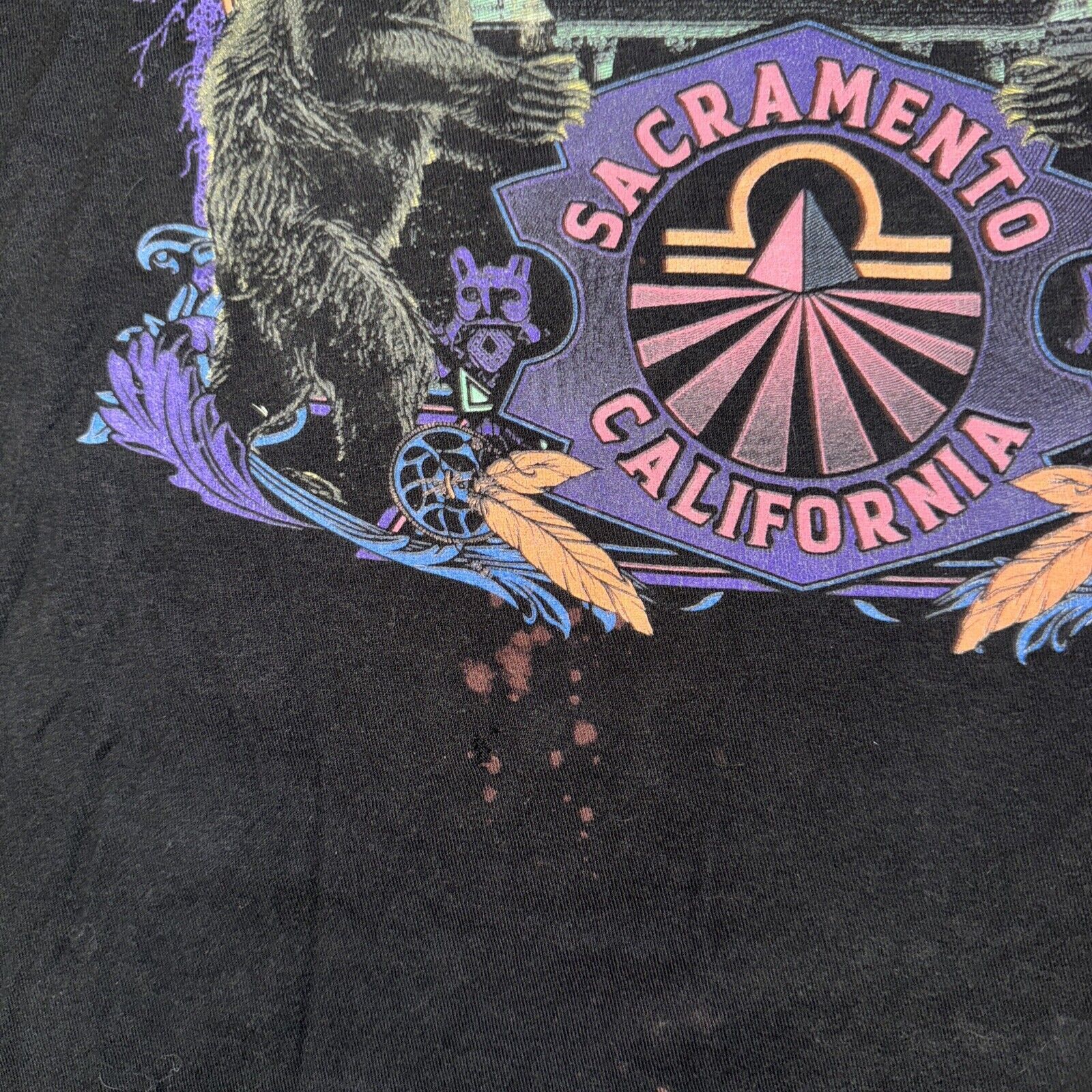 Band Tees × Vintage 2021 AfterShock Concert T-Shirt Black XL 24x28 Size US XL / EU 56 / 4 - 2 Thumbnail