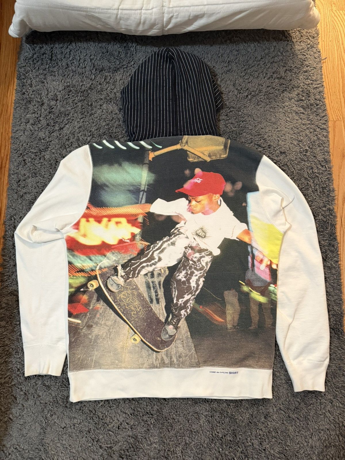 Comme des Garcons SHIRT × Supreme Supreme x COMME des GARÇONS SHIRT Harold Hunter hoodie Size US L / EU 52-54 / 3 - 3 Thumbnail