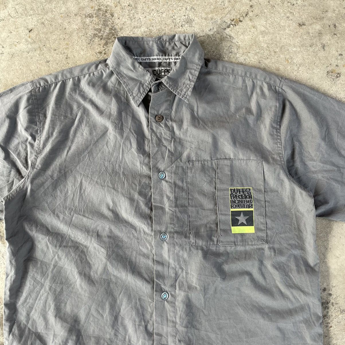 Welcome Skateboards 🔥🔥Duff Shoes Skatedboard Splash Word Workers Buttons Shirts Size US L / EU 52-54 / 3 - 2 Thumbnail