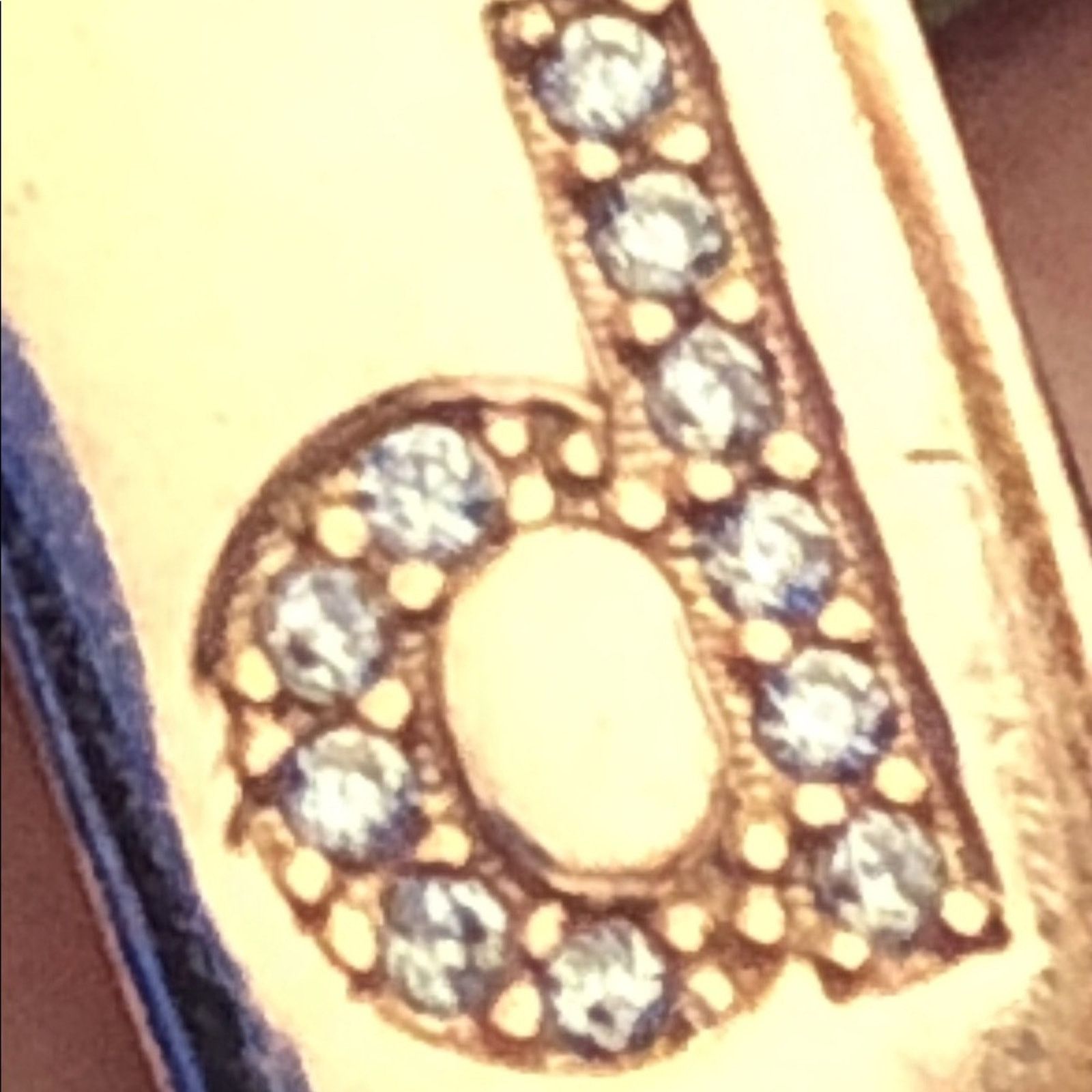 Jewelry LA Gem sterling “d” monogram dog tag necklace Size ONE SIZE - 6 Thumbnail