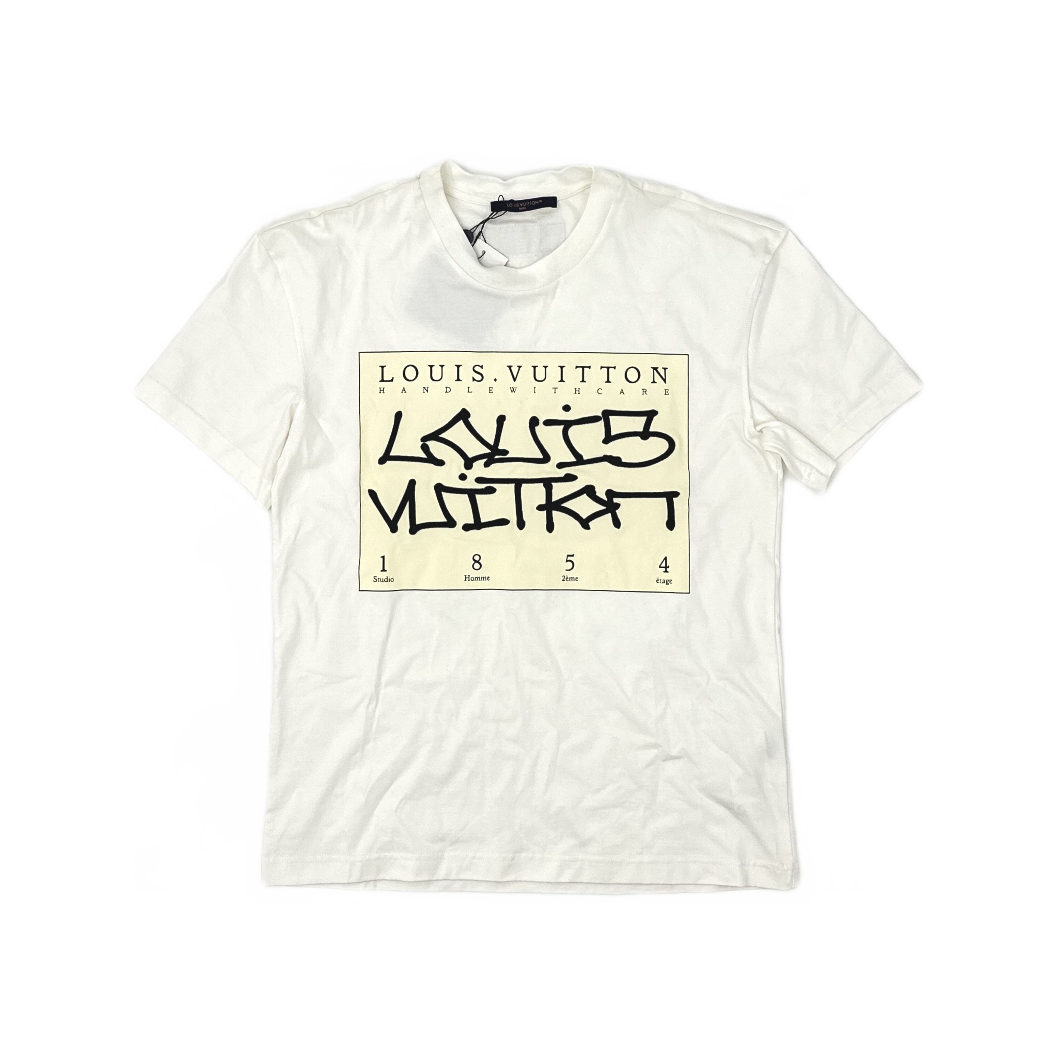 Louis Vuitton Louis Vuitton FW22 Handle With Care T-Shirt Size S Size US S / EU 44-46 / 1 - 1 Thumbnail