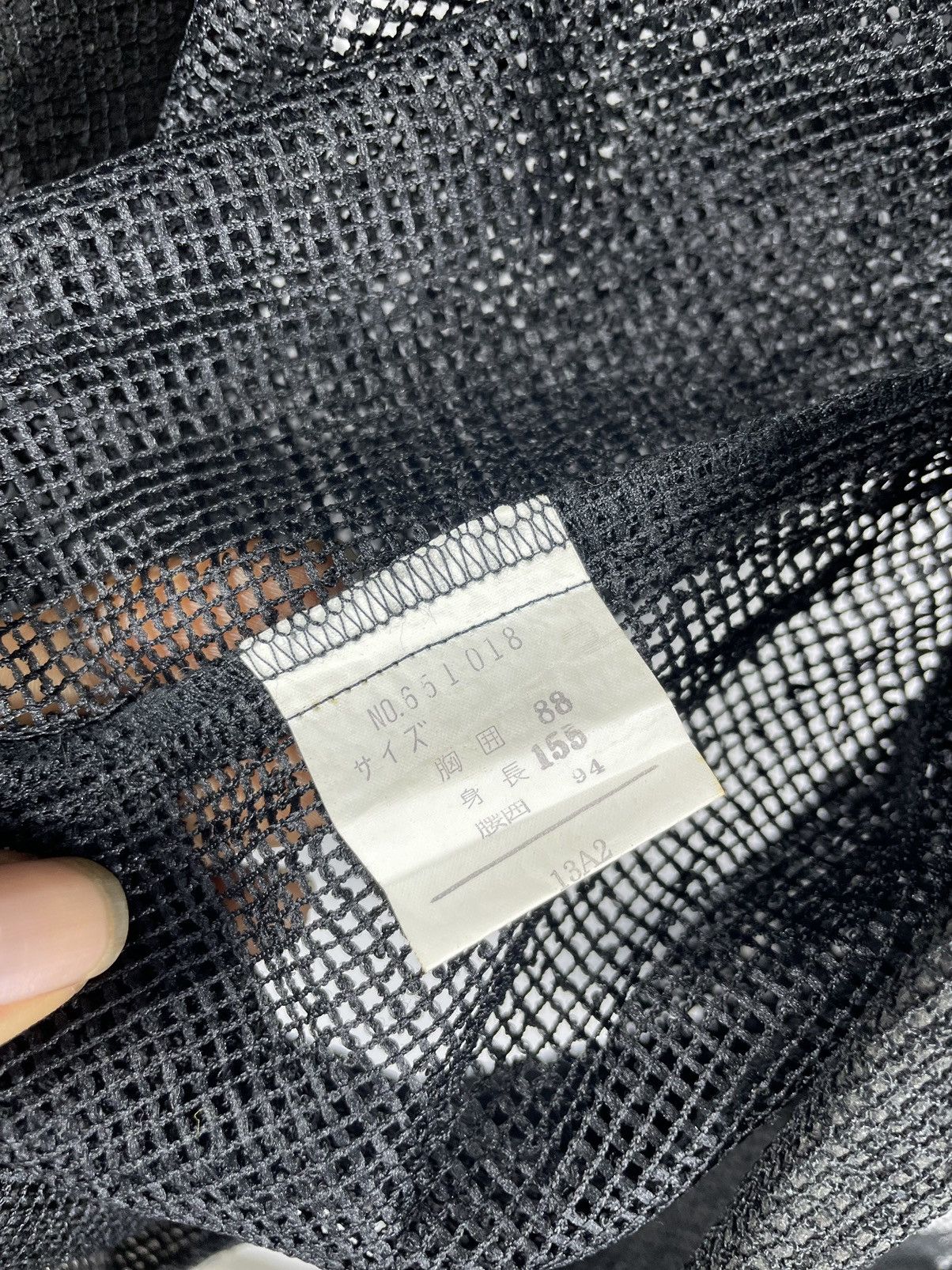 Japanese Brand Japanese- Transparent Mesh Blazer JPG Style Size 38R - 7 Thumbnail