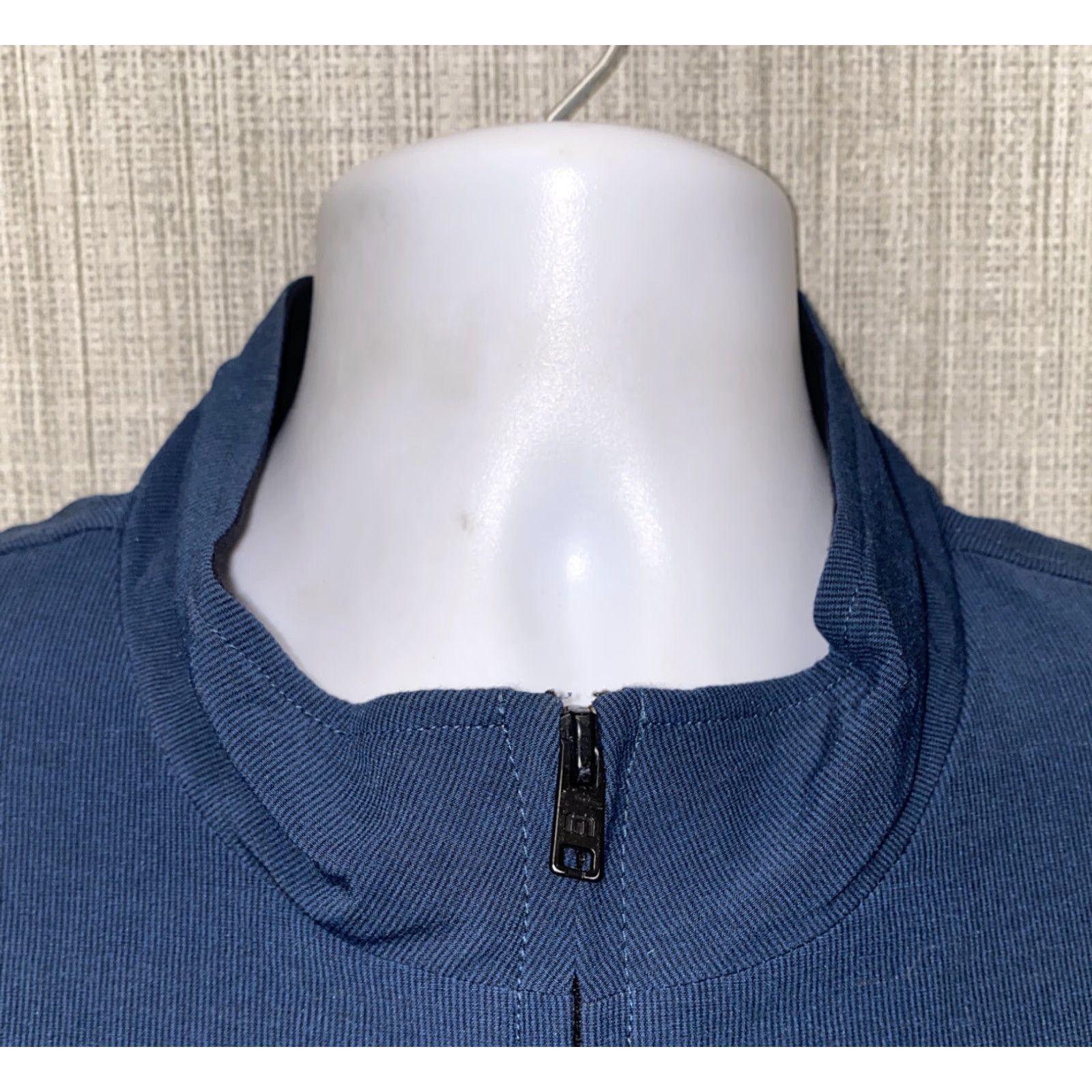 TravisMathew Travis Mathew Mens Jacket Full Zip Size L Blue Polyester Blend Regular Solid Coat? Size US L / EU 52-54 / 3 - 3 Thumbnail
