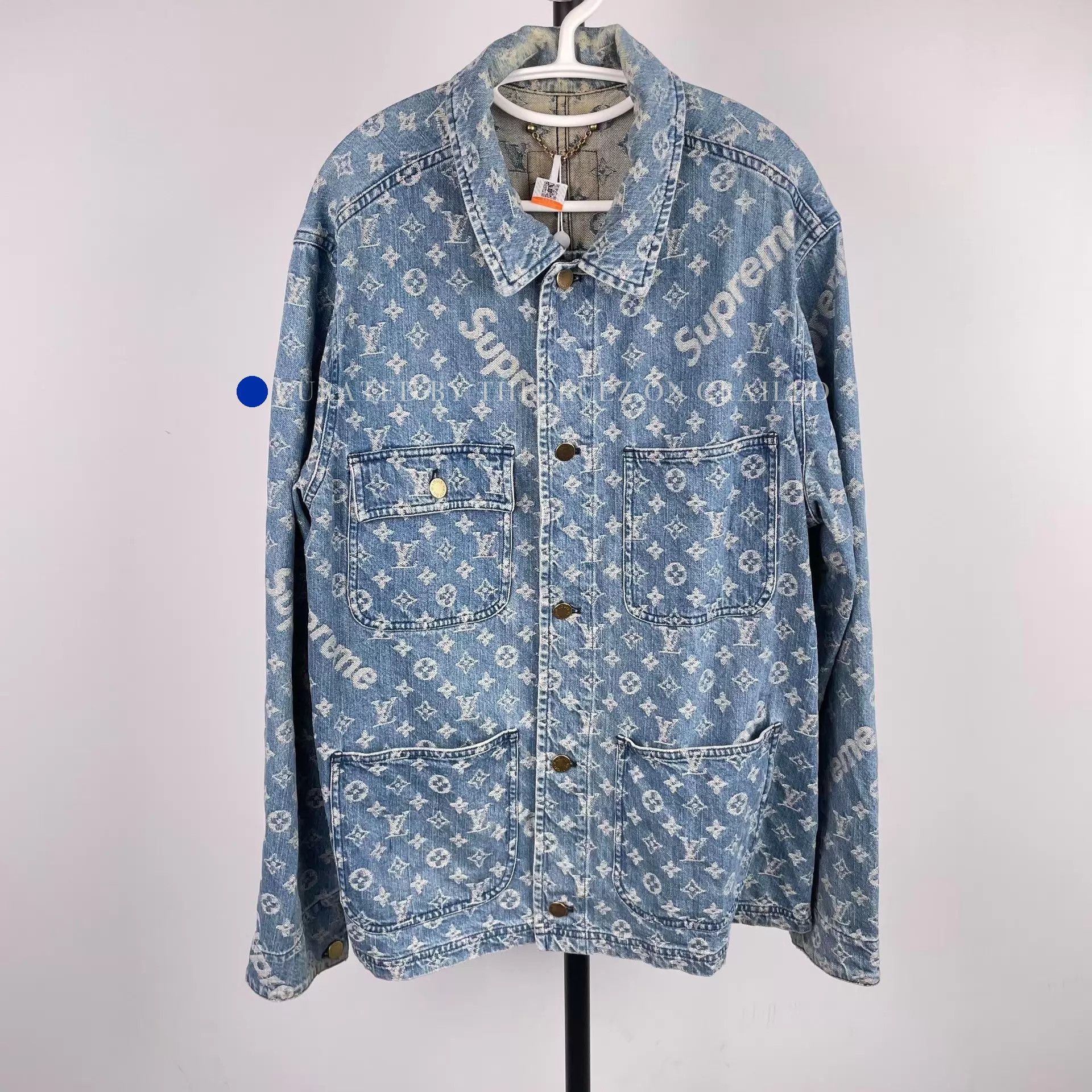 Louis Vuitton Classic Blue Denim Jacket Size US M / EU 48-50 / 2 - 1 Thumbnail