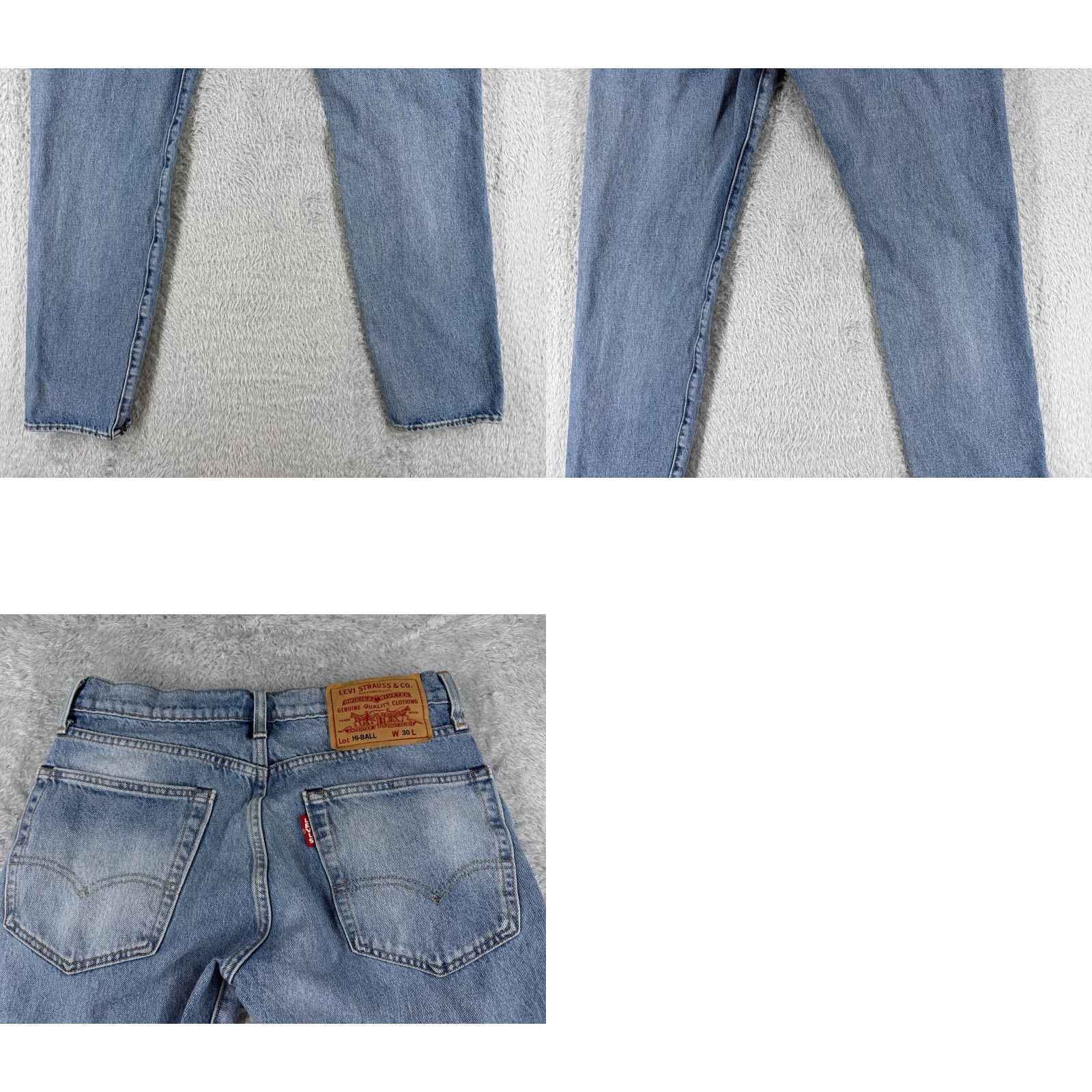 Levi's Levi's Jeans Men Slim Distressed Blue Cotton 28x29 Denim 5-Pocket Zipper Pocket Jeans Size US 30 / EU 46 - 10 Thumbnail
