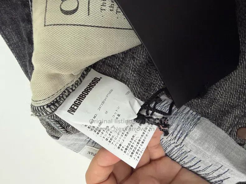 Neighborhood Neighborhood size M Bull King Washed Destroyed Denim Jeans Size US 27 - 7 Thumbnail