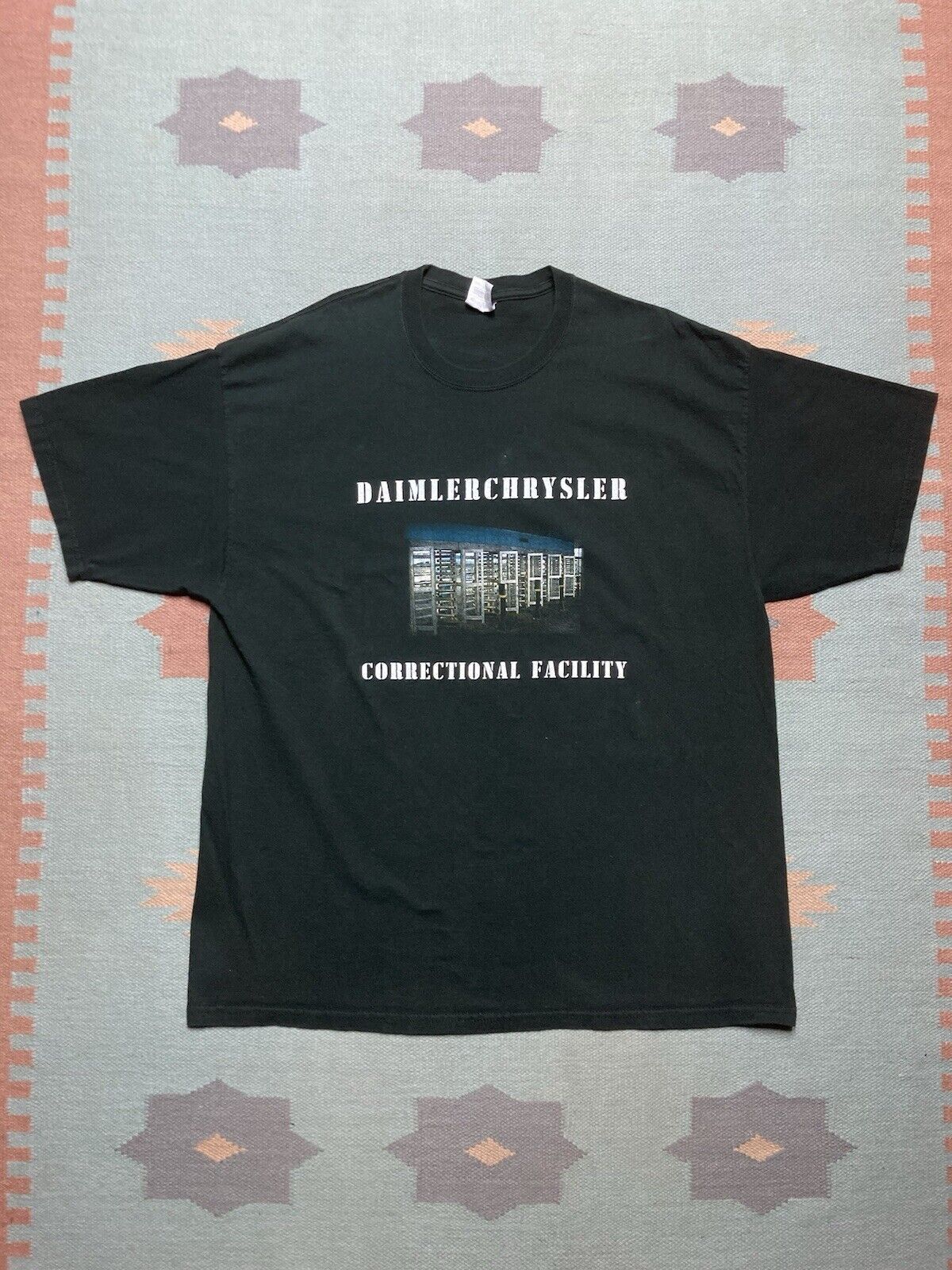Jerzees × Vintage t shirt Daimler Chrysler plant shirt automobile Mercedes XXL Size US XXL / EU 58 / 5 - 1 Thumbnail