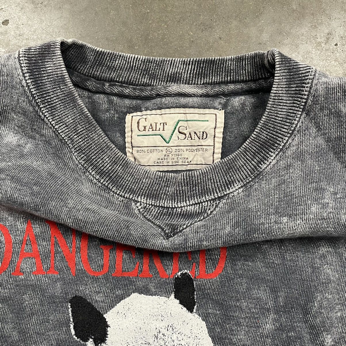 Vintage Vintage Nature Crewneck Endangered Giant Panda 90s Faded Size US XL / EU 56 / 4 - 7 Thumbnail