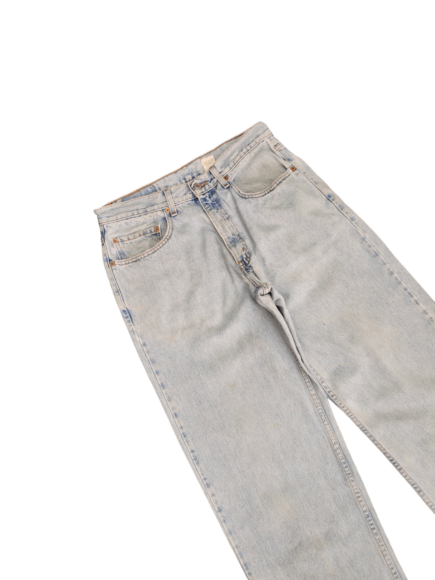 Levi's Vintage Clothing Size 32x29 Vintage Levis 550 Light Wash Jeans Relaxed Fit Size US 32 / EU 48 - 7 Thumbnail