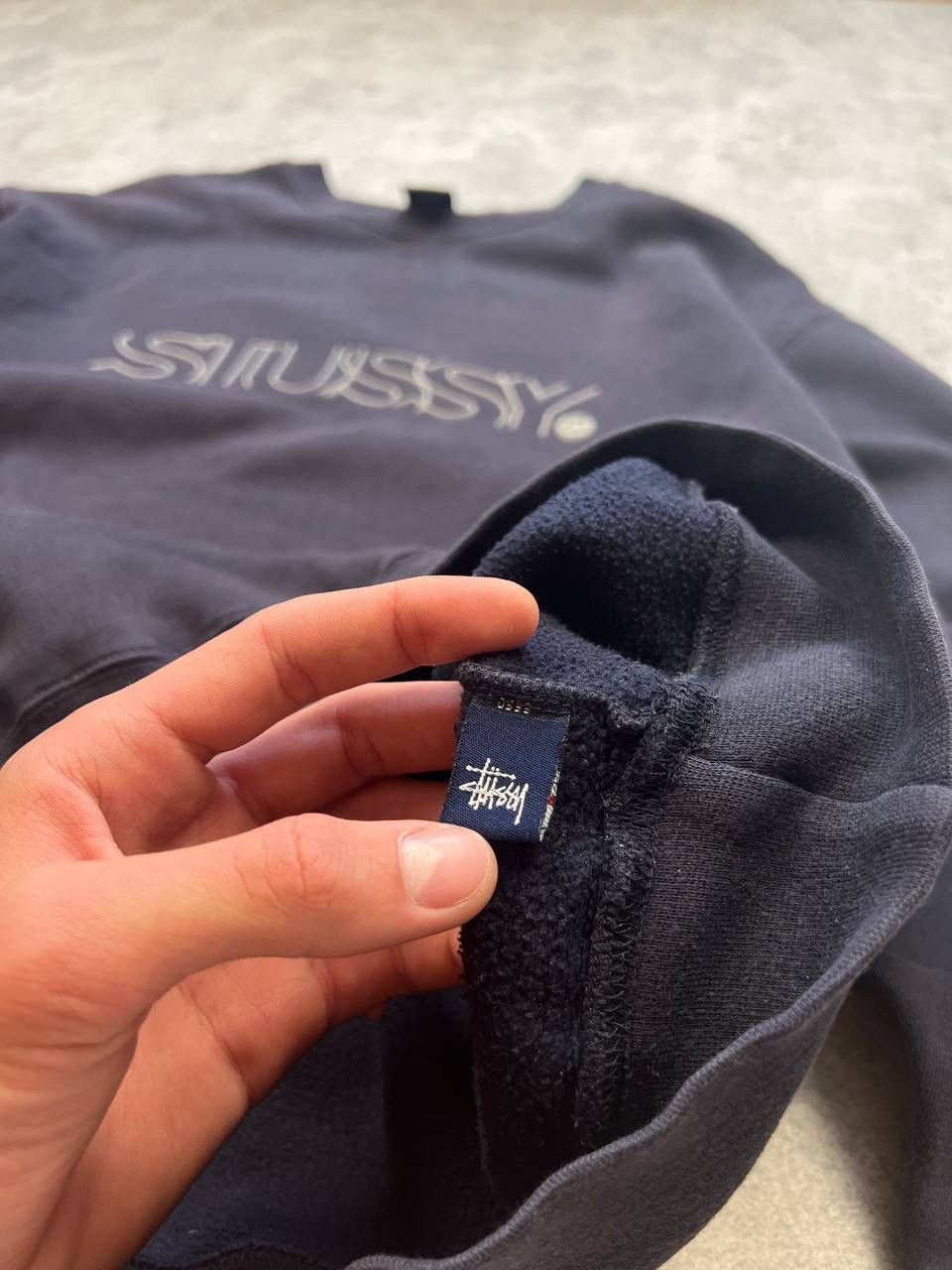 Stussy Vintage Stussy Sweatshirt Big Logo Size US L / EU 52-54 / 3 - 14 Thumbnail