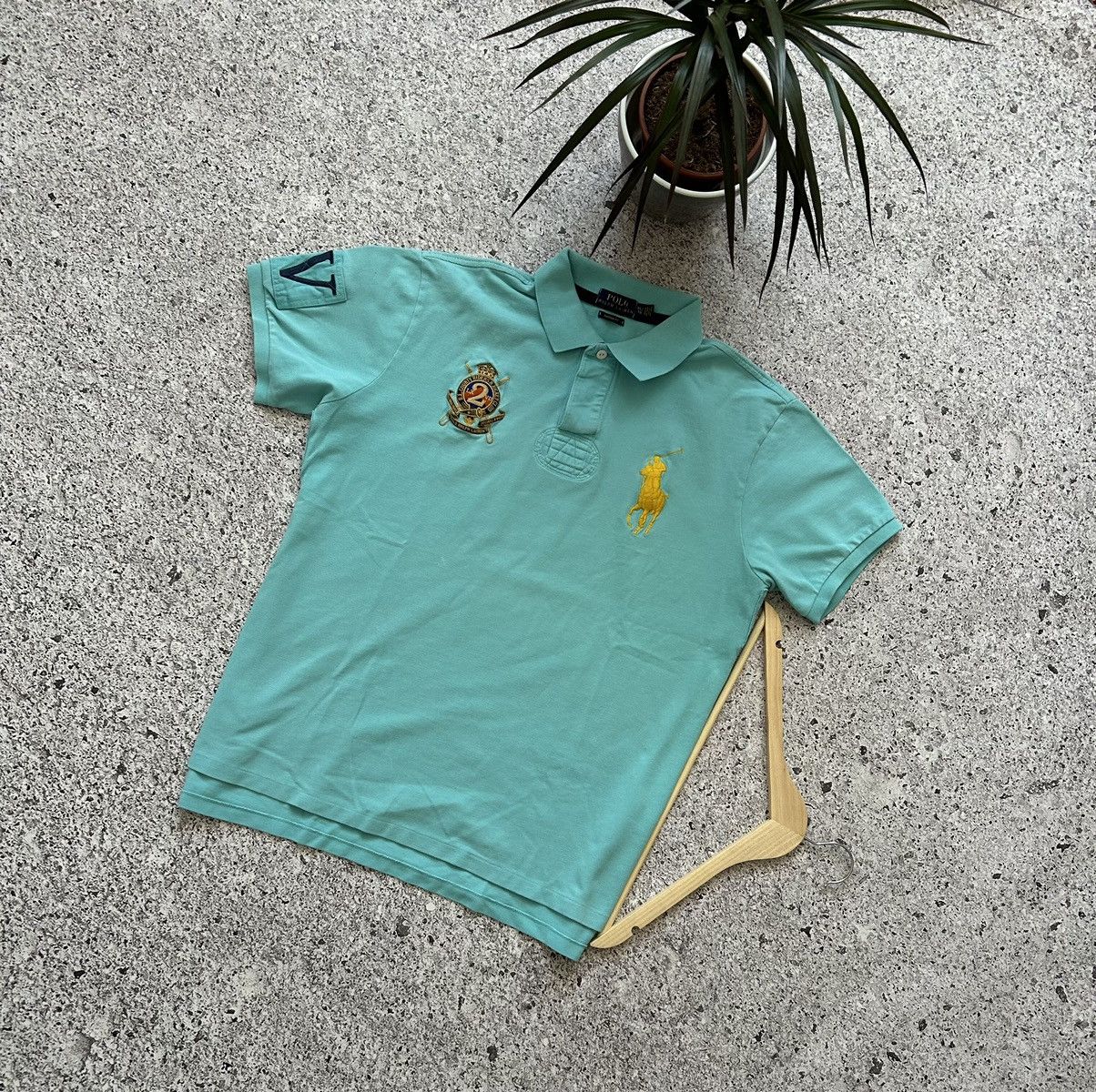 Polo Ralph Lauren × RRL Ralph Lauren × Rugby Ralph Lauren Vintage Polo Ralph Lauren Country Riders Polo T-Shirt Size US XL / EU 56 / 4 - 1 Thumbnail