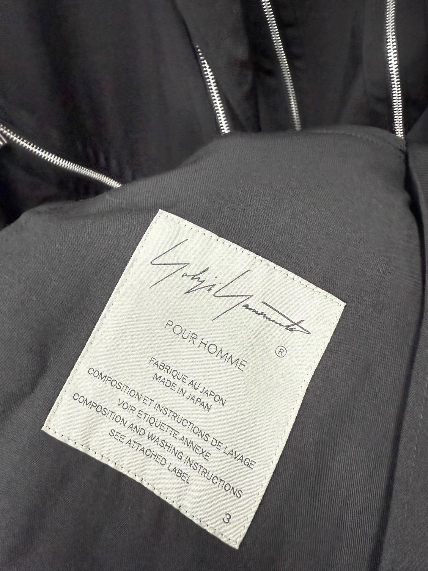 Yohji Yamamoto yohji yamamoto pour homme Zip Wool Blazer K20 Size US L / EU 52-54 / 3 - 5 Thumbnail