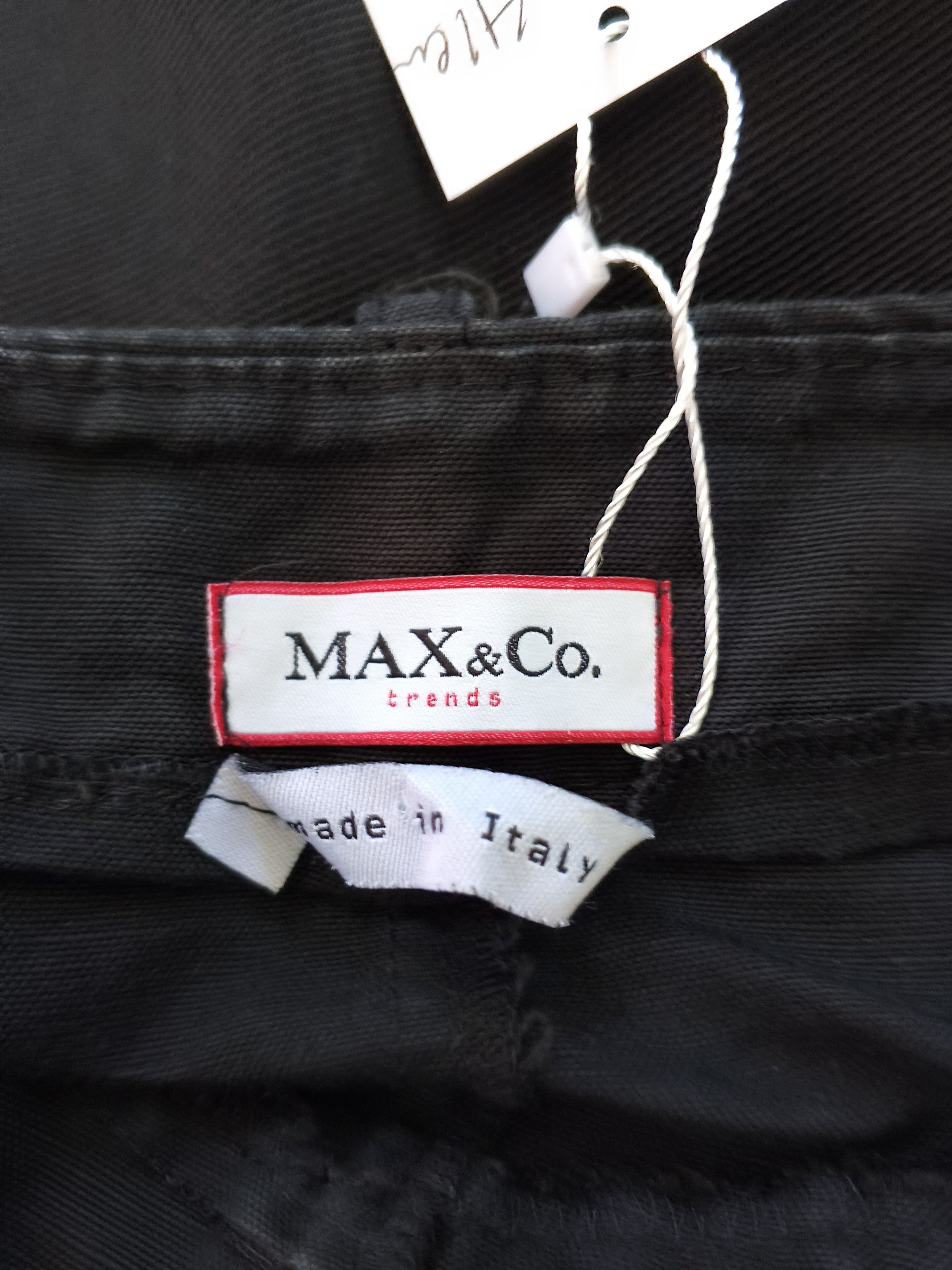 MAX&Co. Max&co Black midi skirt Size 32" / US 10 / IT 46 - 9 Thumbnail