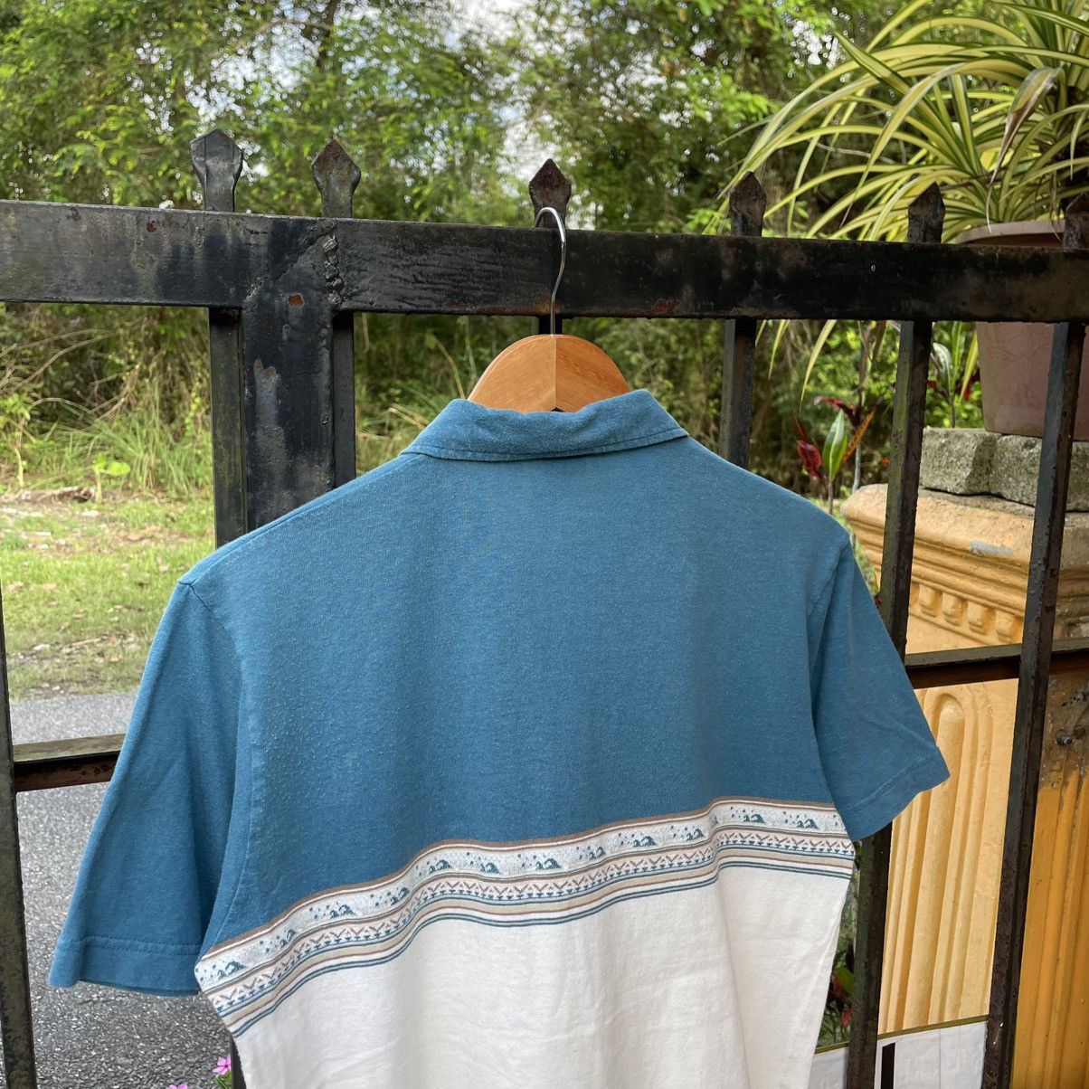 Hang Ten × Vintage 🔥Vintage Hang Ten Two Tone Surf Skate Polos Shirts Size US M / EU 48-50 / 2 - 3 Thumbnail