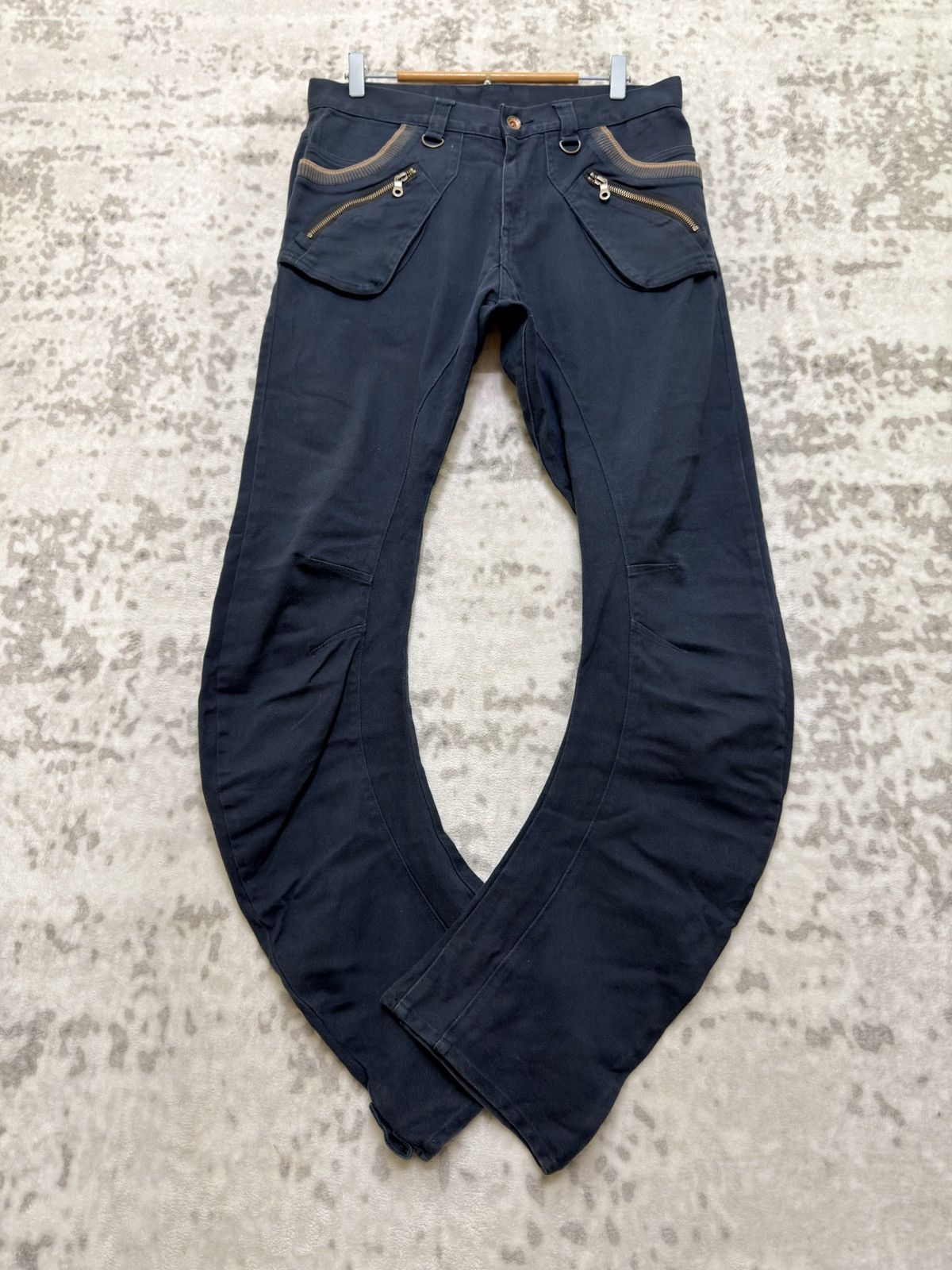 PPFM Vintage PPFM Curve Bondage Banana Cut Avant Garde Pants Size US 32 / EU 48 - 1 Thumbnail
