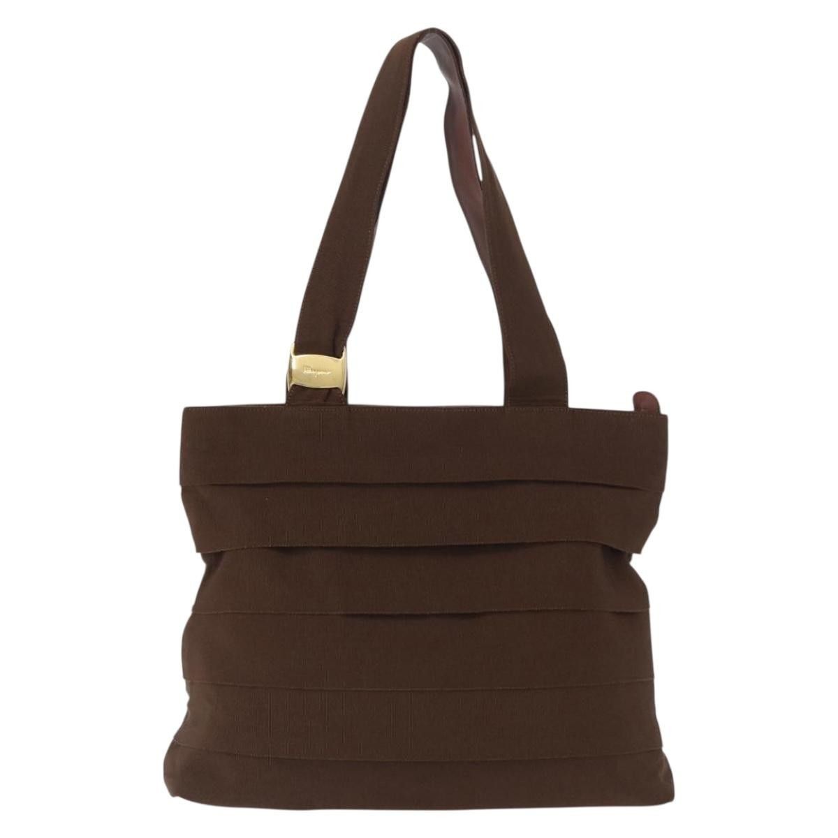 Salvatore Ferragamo Salvatore Ferragamo Vara Tote Canvas Size ONE SIZE - 1 Thumbnail