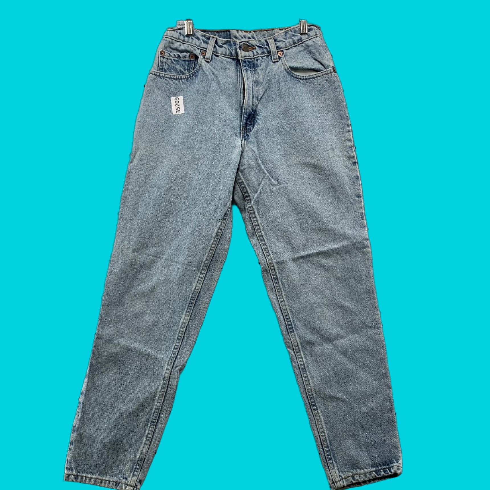 Levi's VINTAGE Levi's 550 Blue Denim Jeans Womens Size 9 Relaxed Tapered High Rise 90s USA Size 30" / US 8 / IT 44 - 1 Thumbnail
