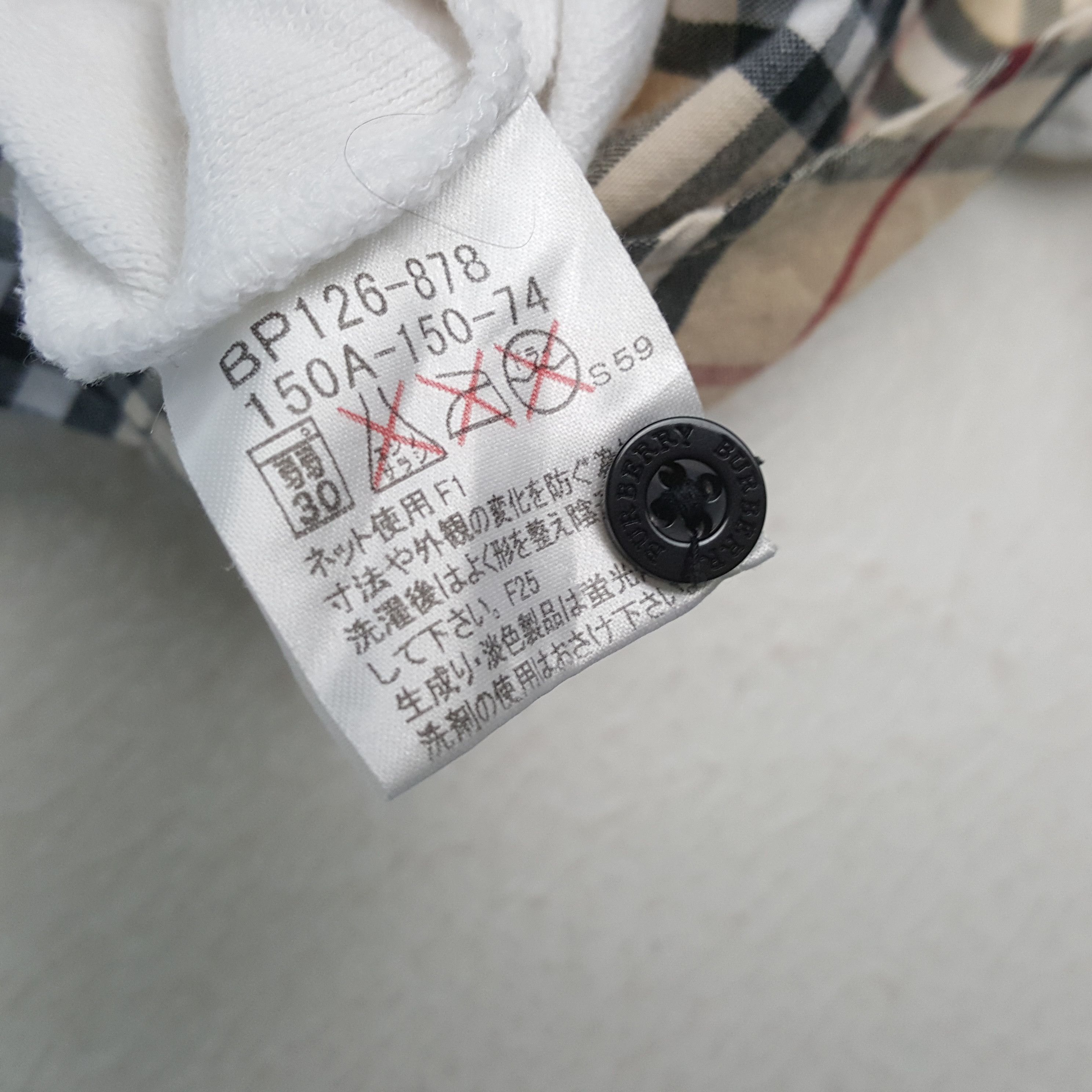 Burberry × Vintage Vintage BURBERRY LONDON Nova Check Polos Shirt Size S / US 4 / IT 40 - 5 Thumbnail