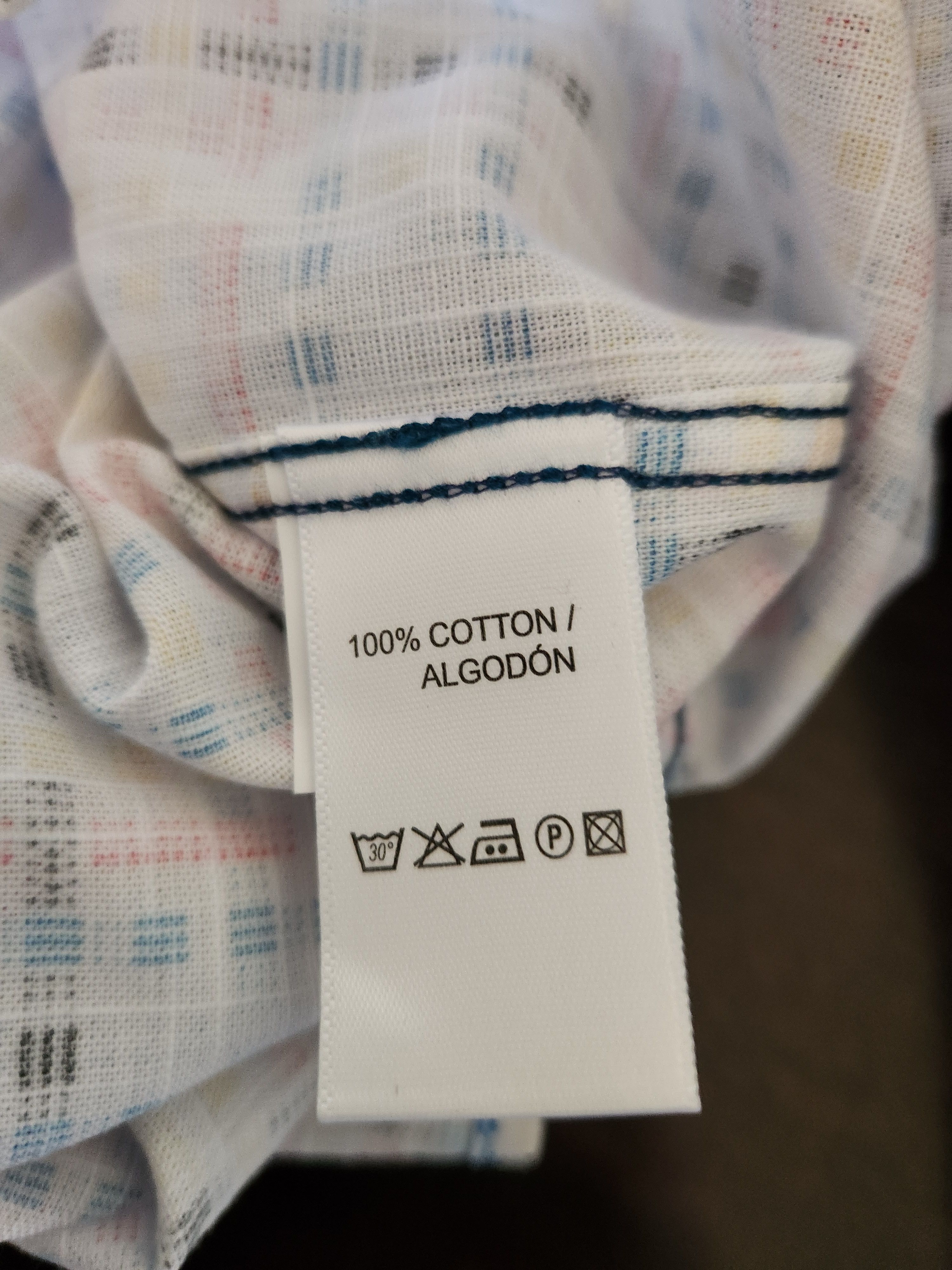 Designer NWOT Marcello Sport 100% Cotton Spring Fractured Plaid Shirt Size US M / EU 48-50 / 2 - 4 Thumbnail