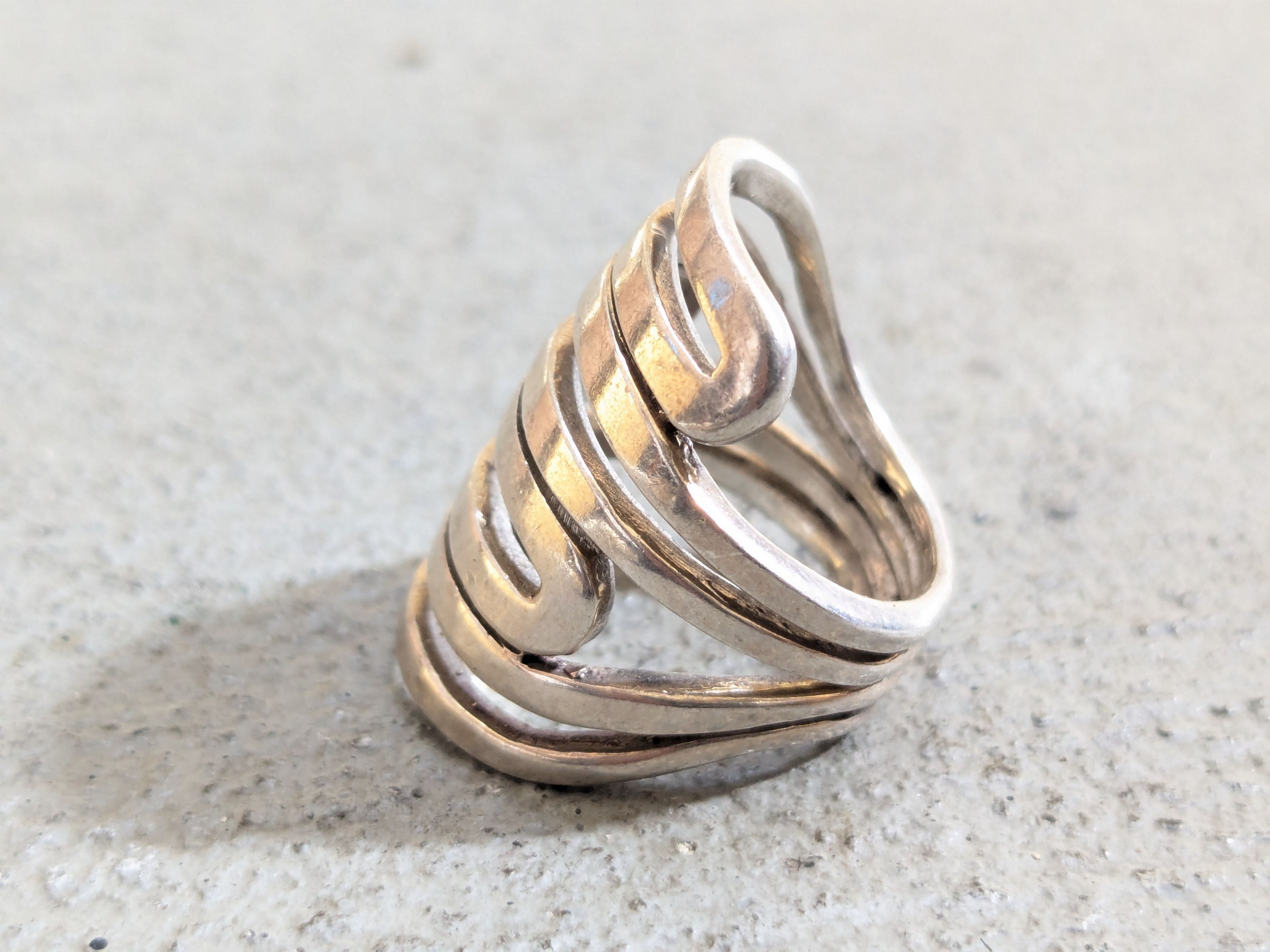 Jewelry × Sterling Silver Silpada Sterling Silver Maze Ring 7 Abstract Modern Avant Size ONE SIZE - 4 Thumbnail
