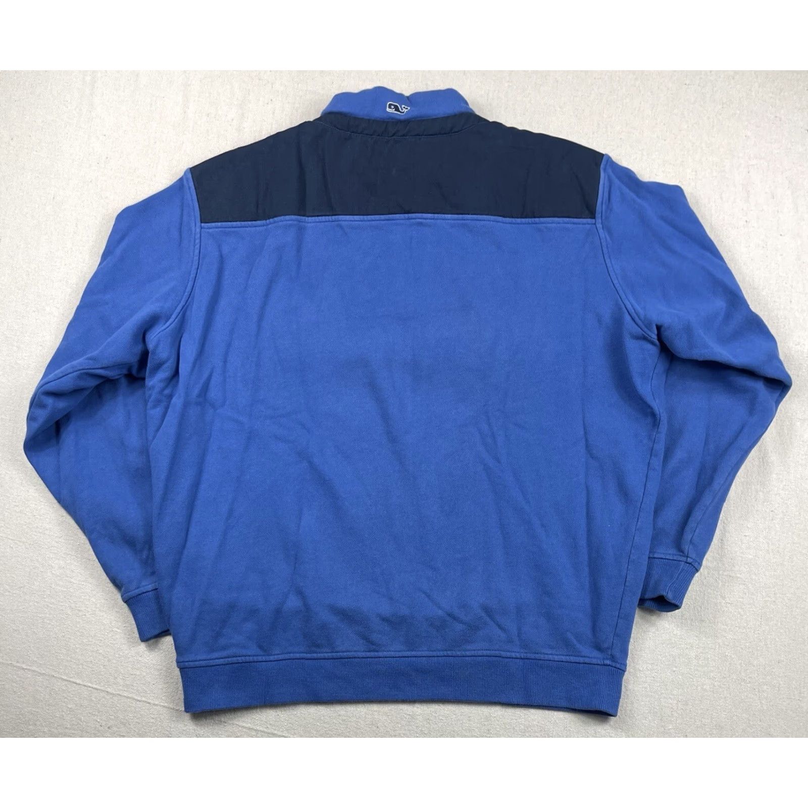Vineyard Vines VINEYARD VINES Men's Shep Shirt Pullover 1/4 Zip Sweatshirt Blue M Collegiate Casual Logo Size US M / EU 48-50 / 2 - 3 Thumbnail