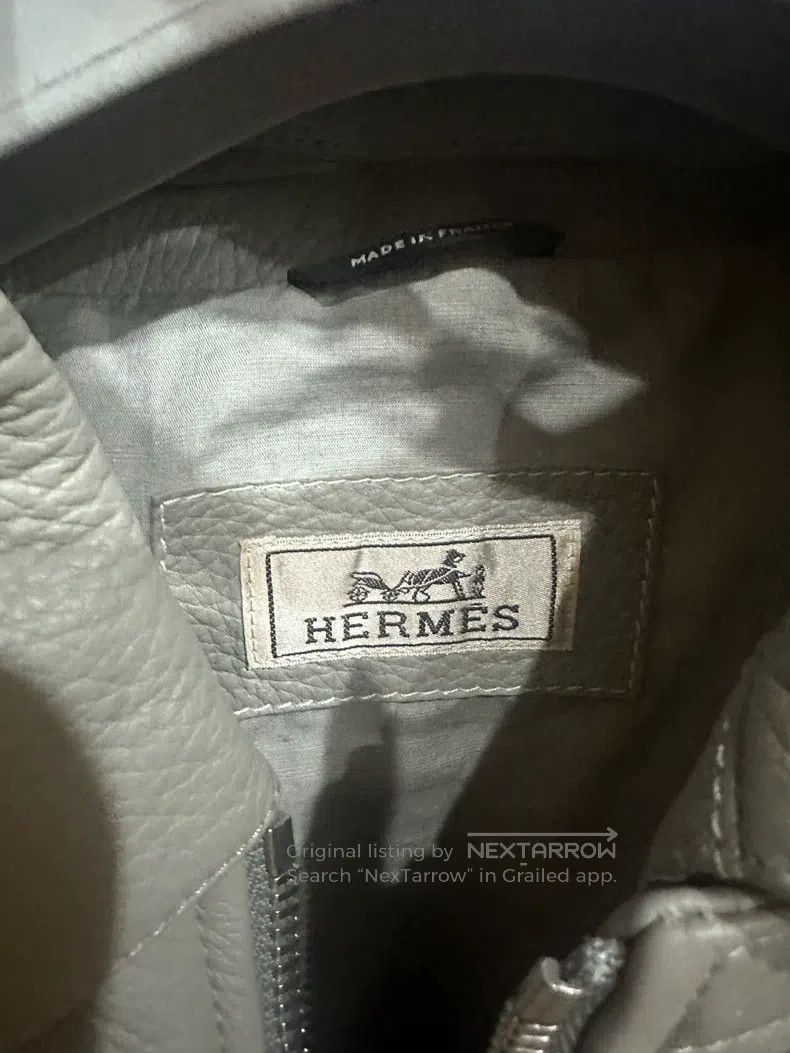 Hermes Hermes Showpiece detachable collar deerskin jacket Size US M / EU 48-50 / 2 - 3 Thumbnail