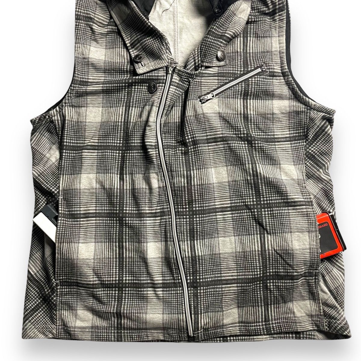 If Six Was Nine 🇯🇵 CLASH AHEAD PUNK GOTHIC ASYMMETRICAL SLEEVELESS JACKET Size US XL / EU 56 / 4 - 5 Thumbnail