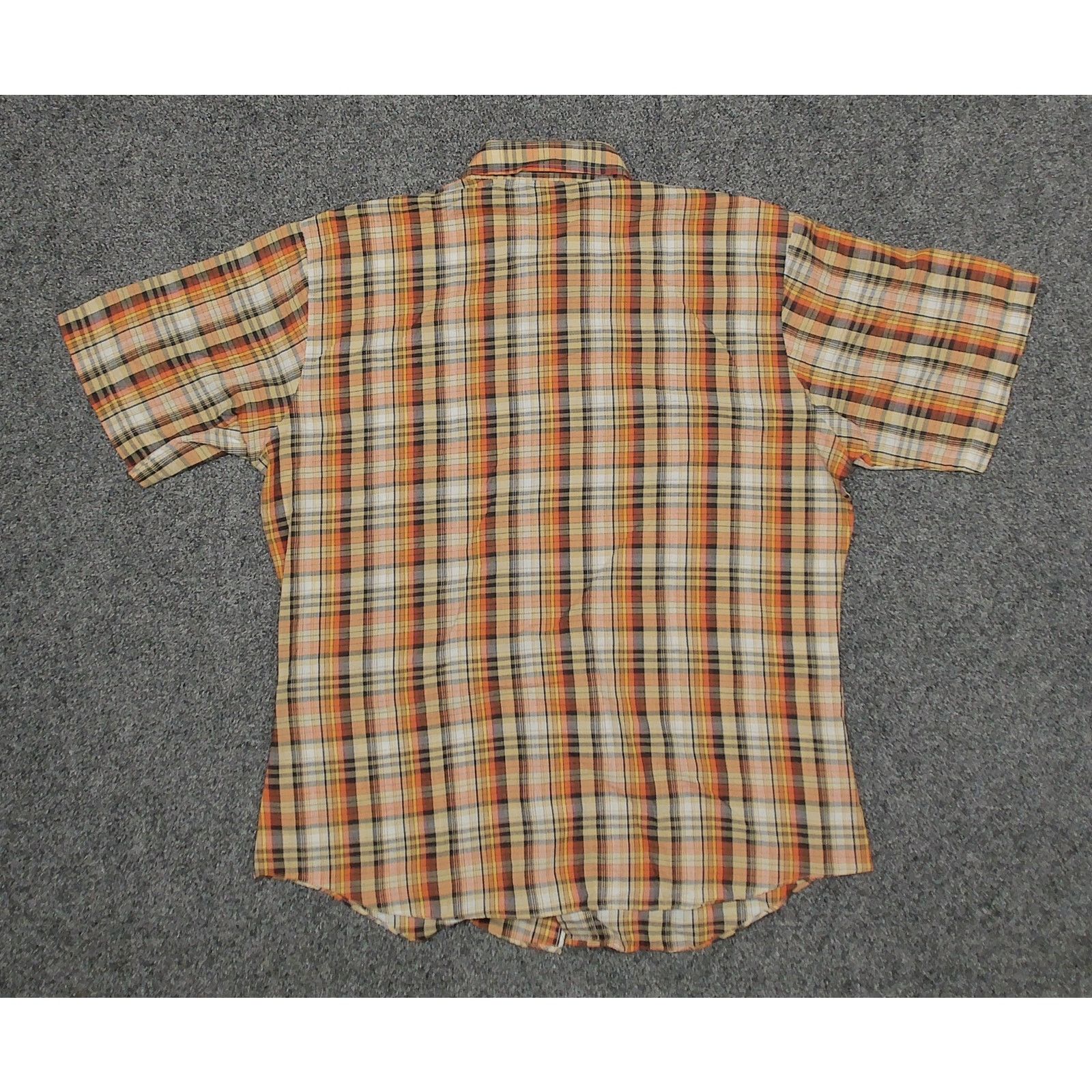 Wrangler Vintage 80s Made in Korea Single Stitch Plaid Shirt L Size US L / EU 52-54 / 3 - 4 Thumbnail