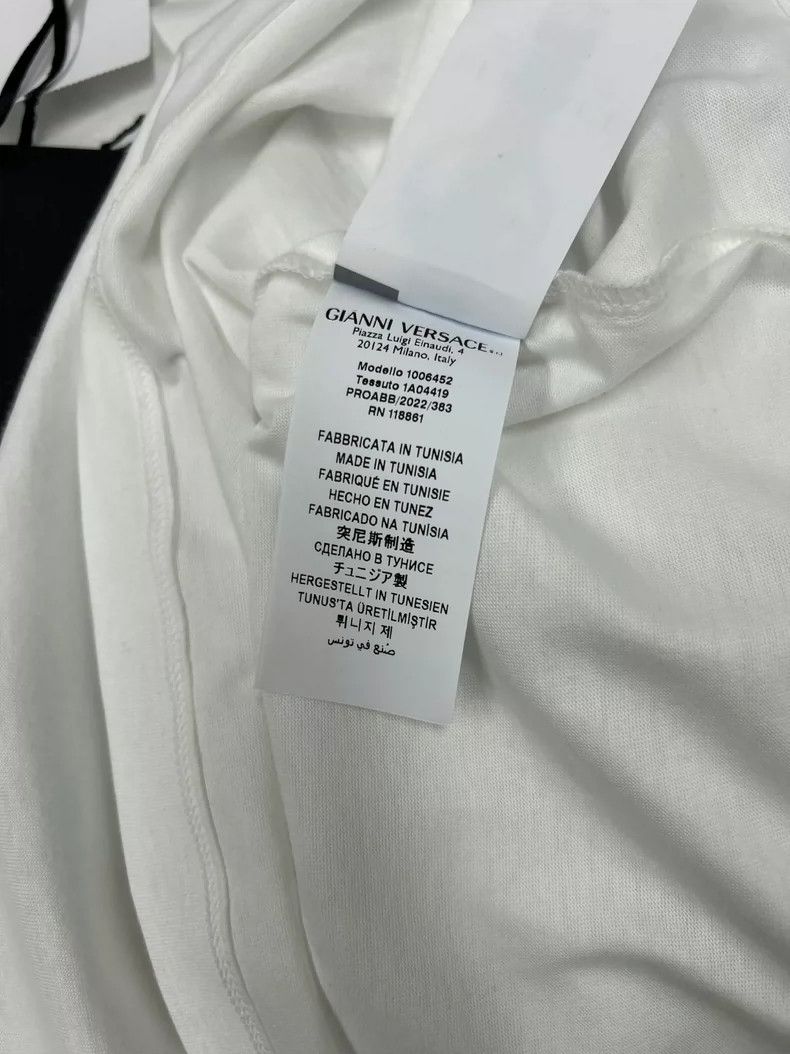 Versace Versace Medusa embroidered cotton long-sleeved T-shirt Size US M / EU 48-50 / 2 - 7 Thumbnail